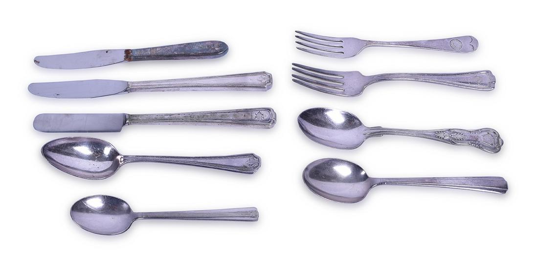 Nine Pieces of Railroad Silverware - Pullman, Atlantic (1 of 6)