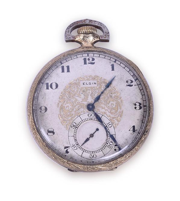 Elgin Model 3 Grade 384 12 Seconds / 17 Jewels Pocket (1 of 3)