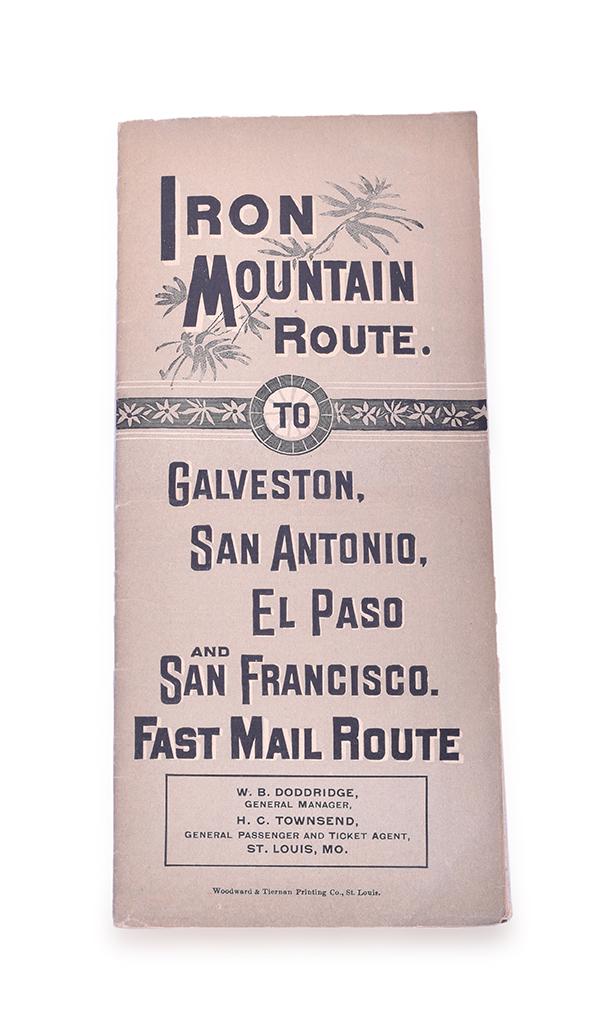 Iron Mountain Route Railroad December 1893 Railroad (1 of 2)