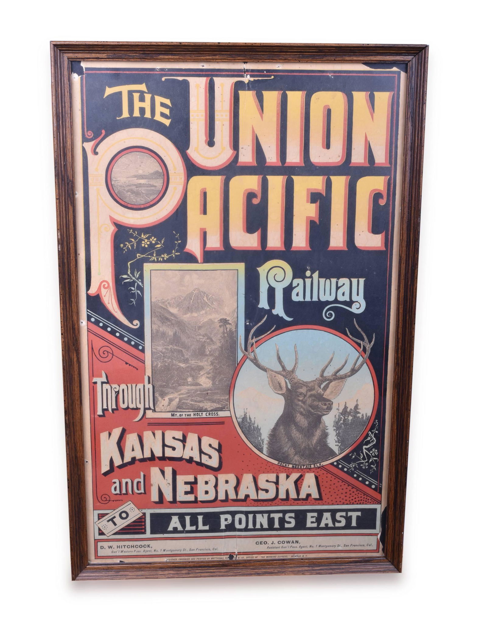 Union Pacific Railroad - Through Kansas and Nebraska - (1 of 2)