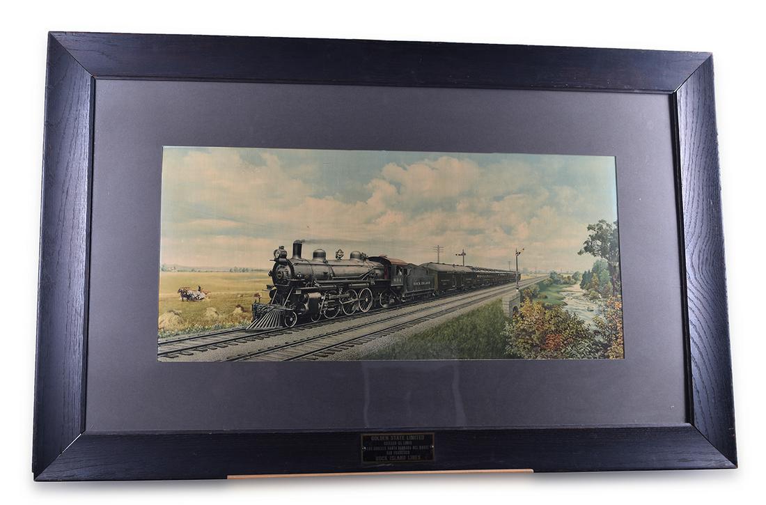 Rock Island Lines "Golden State Limited" Advertising (1 of 3)