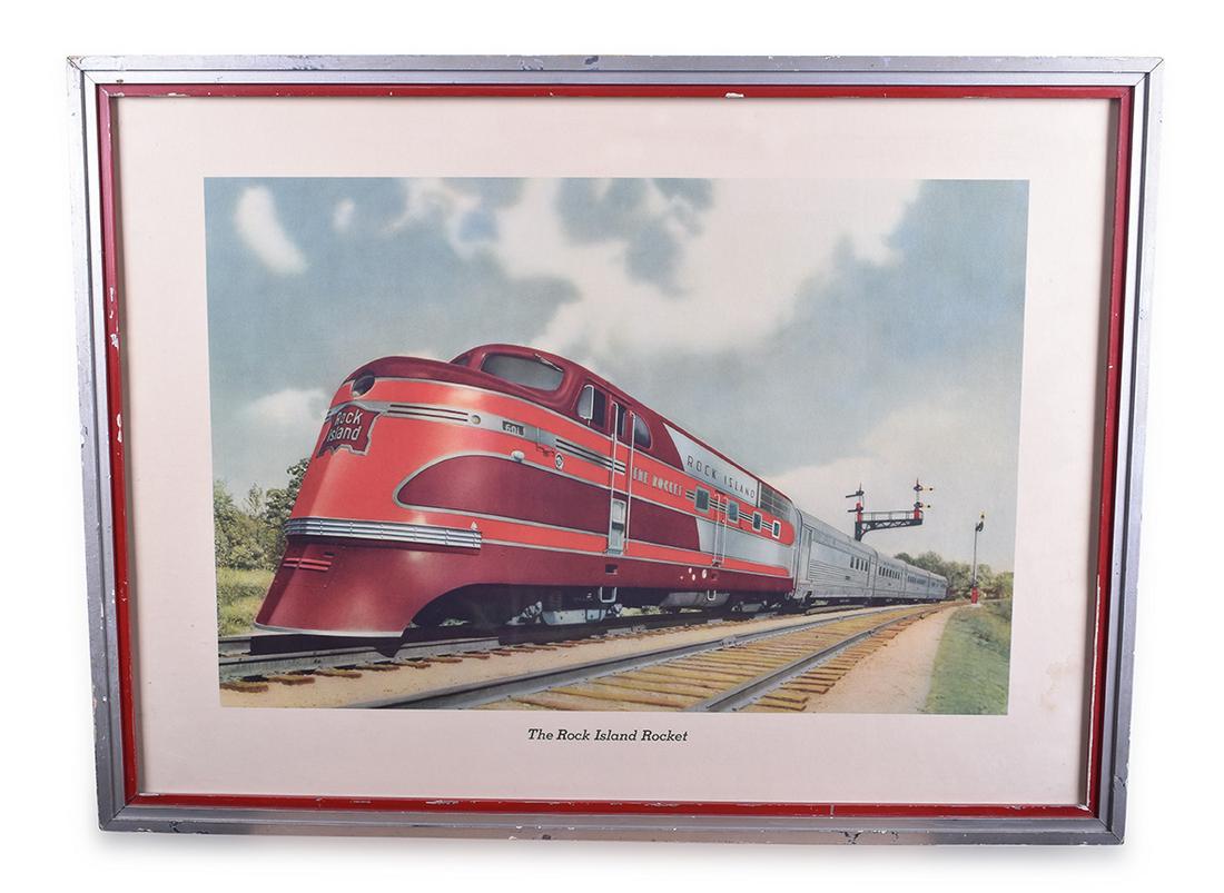 Rock Island Railroad / Rock Island Rocket Framed (1 of 2)