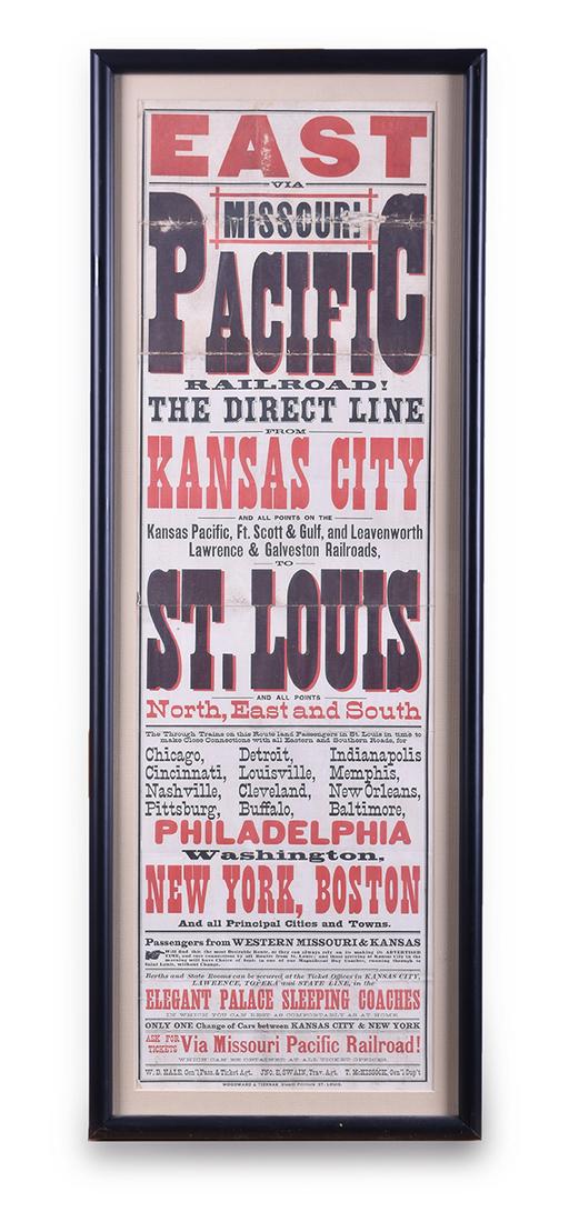 Missouri Pacific Railroad - East via Missouri Pacific (1 of 2)