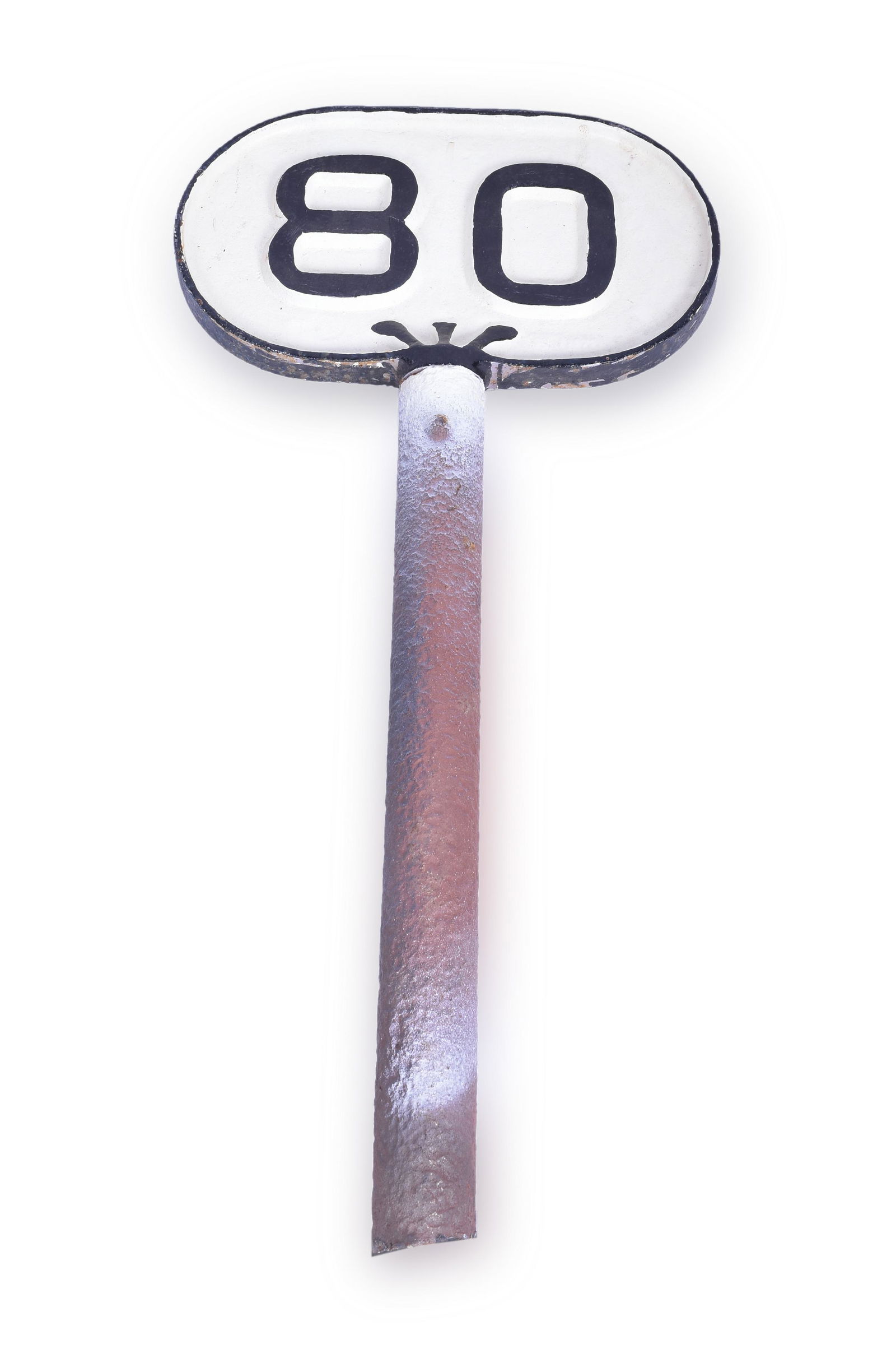 Restored Cast Iron Railroad Mile Marker (1 of 4)