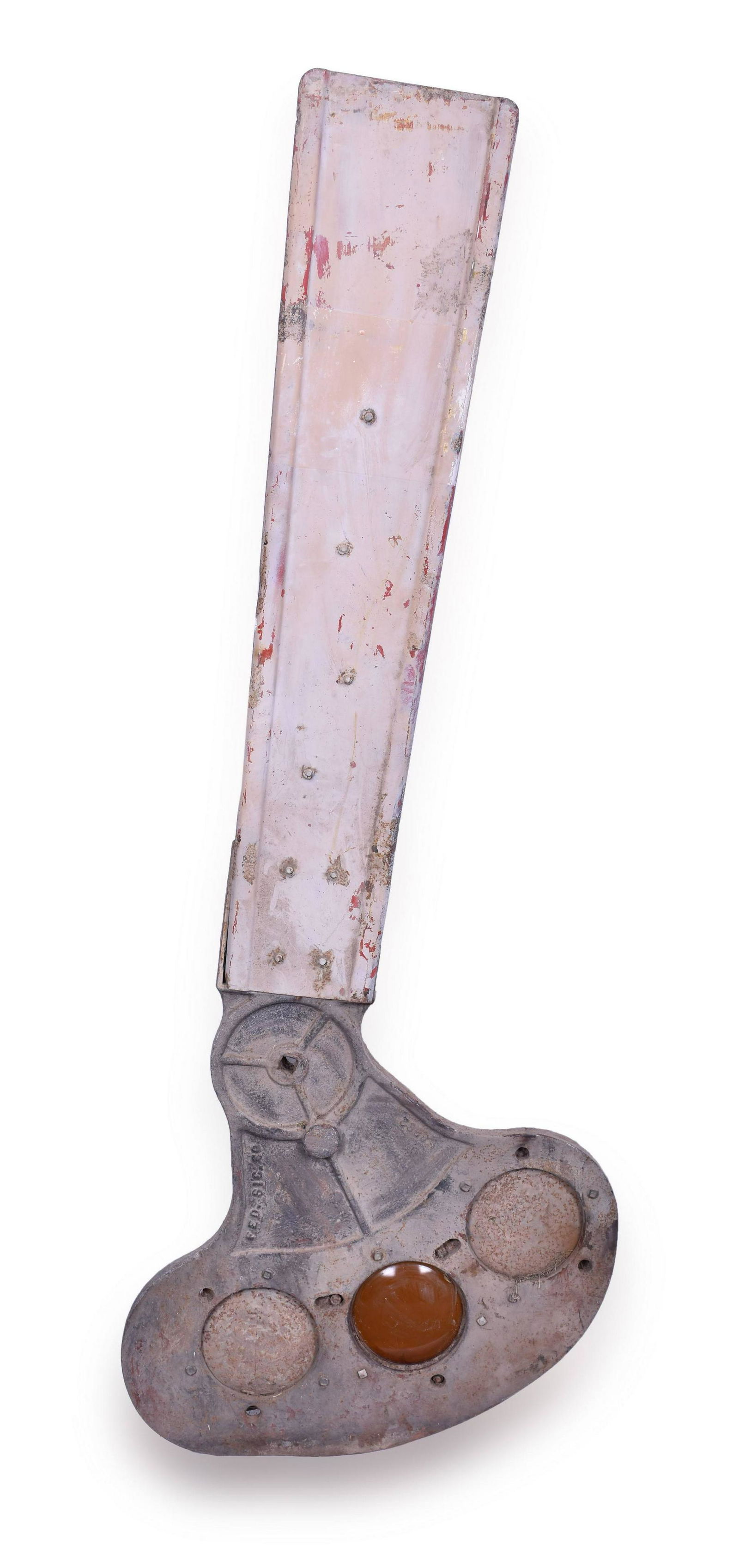 CB&Q / Burlington Style Semaphore Blade (1 of 3)