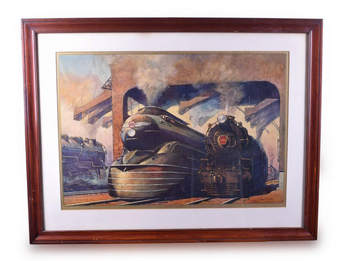 Griff Teller Pennsylvania Railroad "Ready to Go" 1936 / (1 of 4)