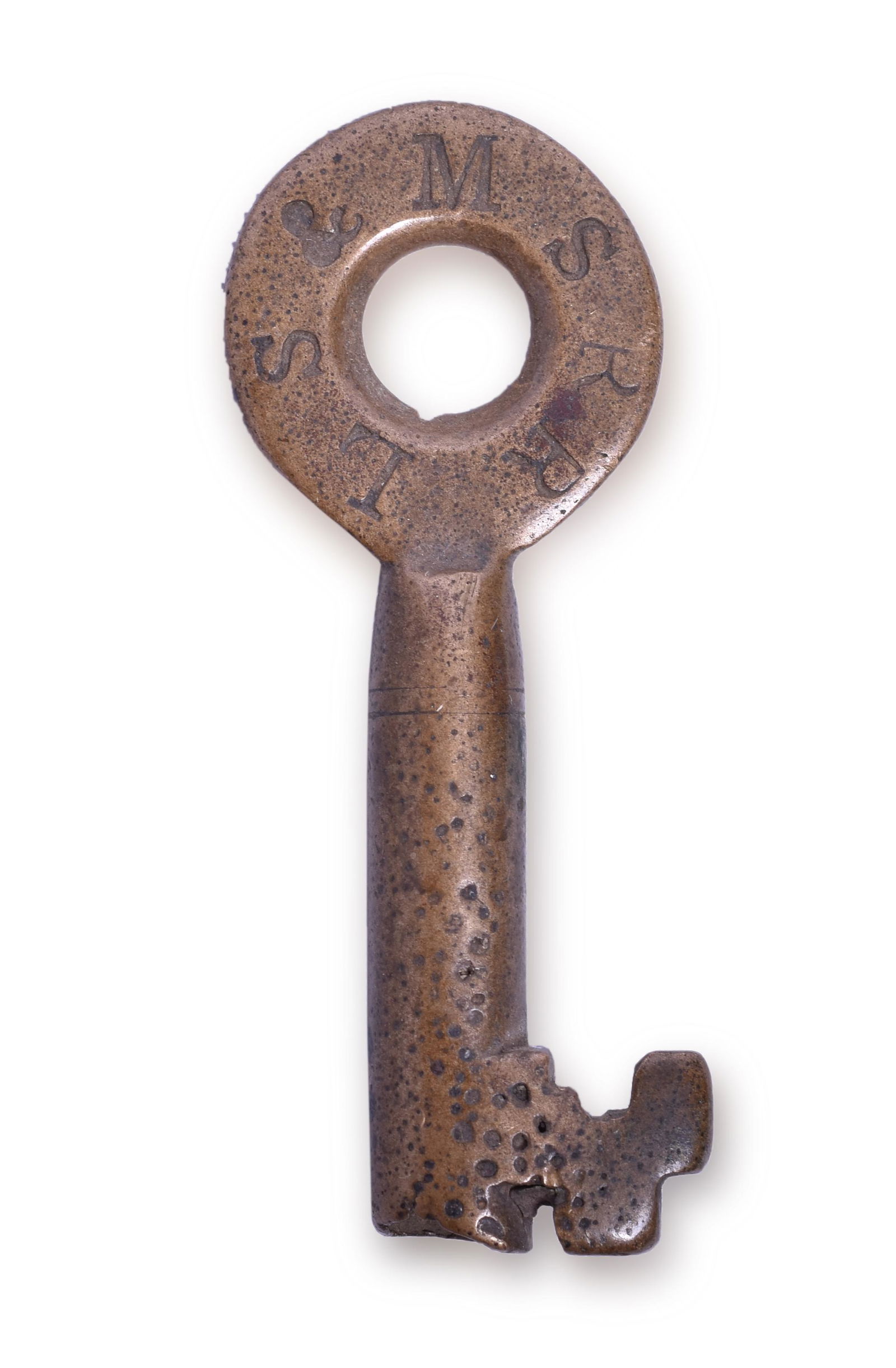 Lake Shore & Michigan Southern Railroad Brass Switch Key (1 of 2)