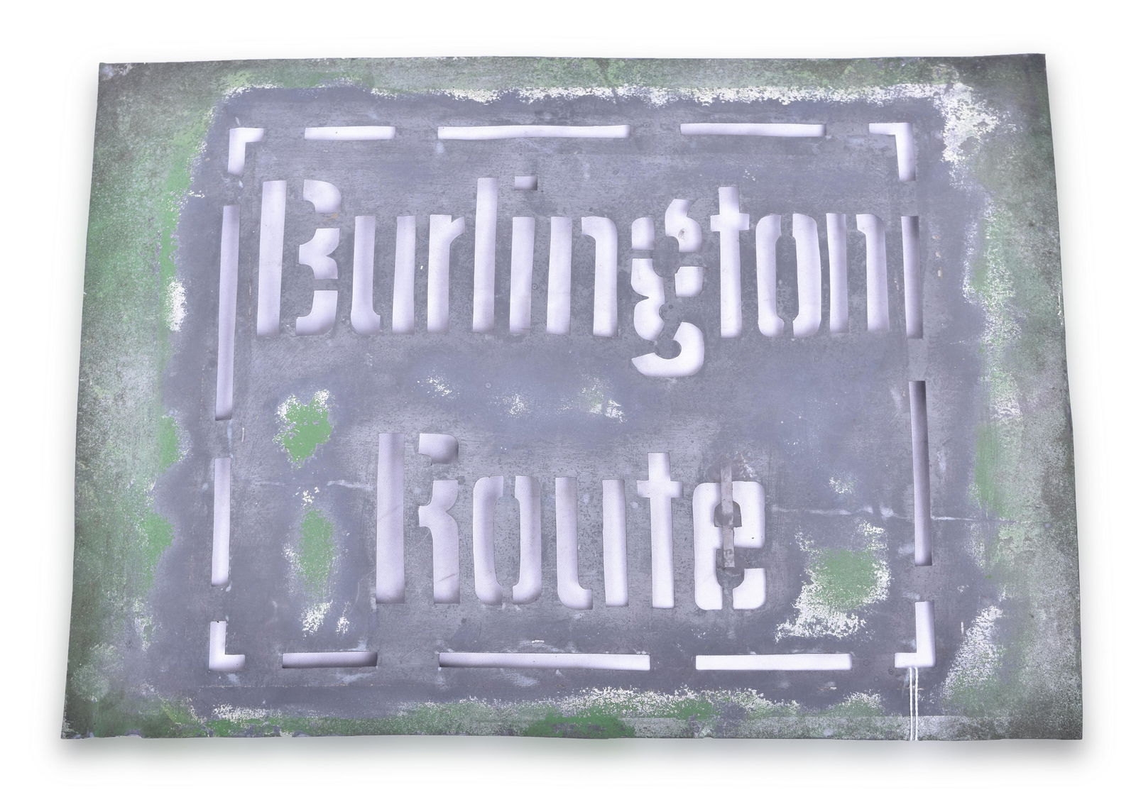 Burlington / CB&Q Railroad Burlington Route Herald Car Stencil (1 of 2)