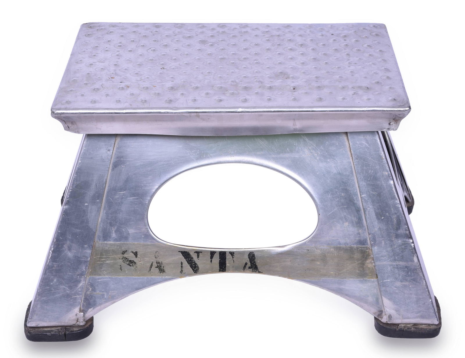 Stainless Steel Santa Fe Railroad Passenger Car Step Box (1 of 3)