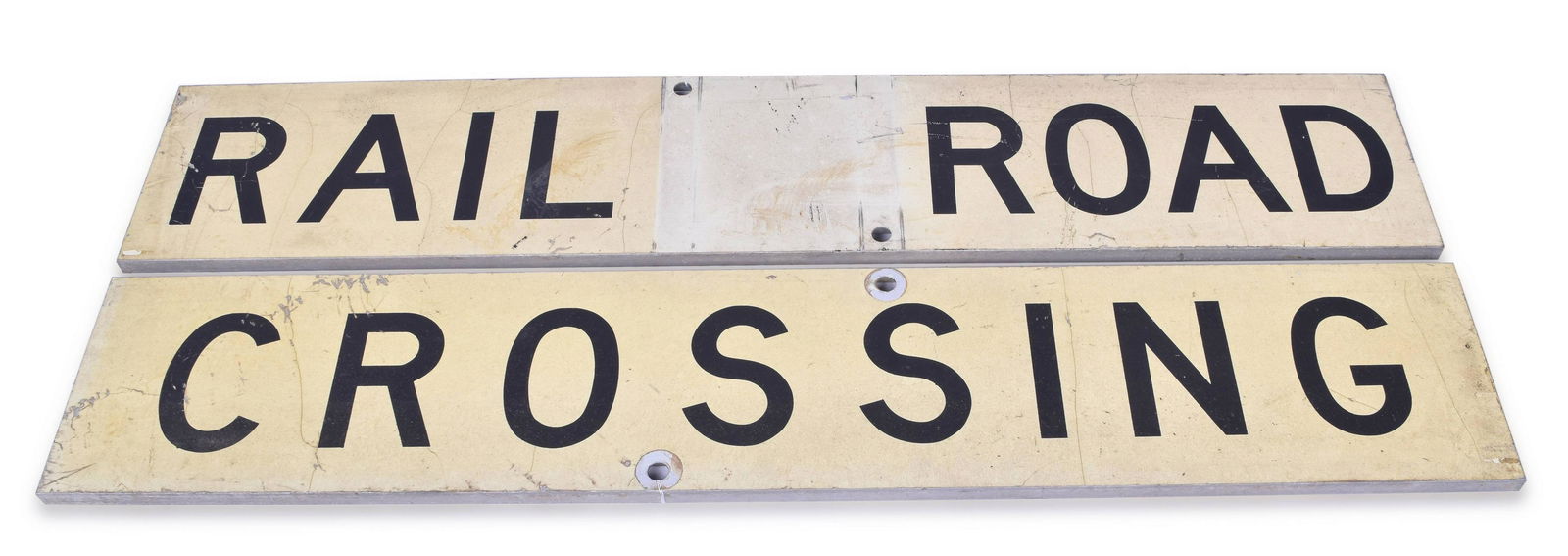 Aluminum Railroad Crossing Crossbuck Signs (1 of 2)