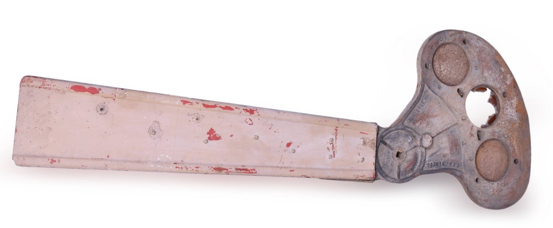 CB&Q / Burlington Style Semaphore Blade - Federal Signal Co. (1 of 2)