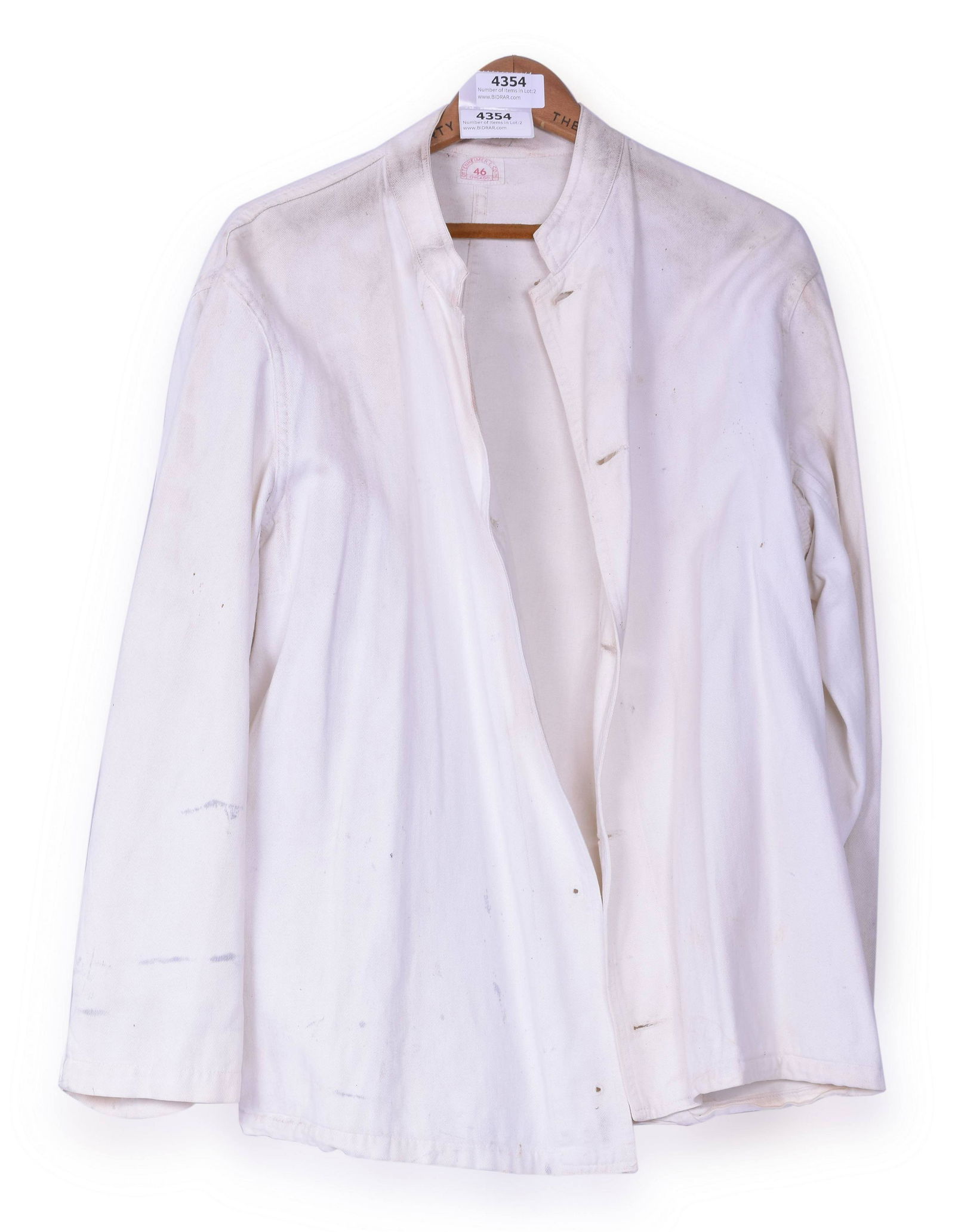 CB&Q / Burlington Railroad Waiter's Coat / Jacket w/ Pullman Hanger (1 of 4)