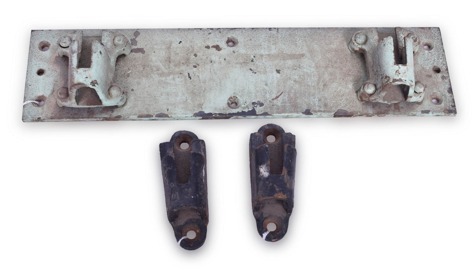 Group of Four Railroad Lamp Brackets for Marker Lamps (1 of 2)