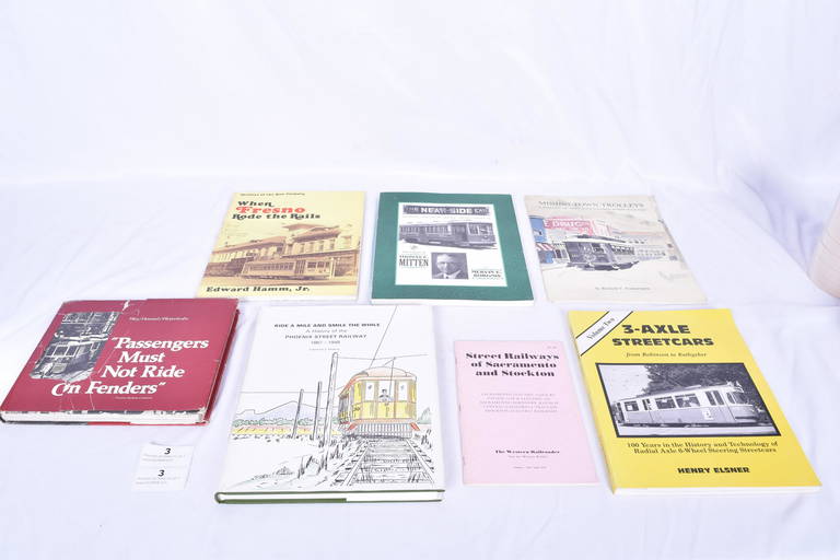 Lot of Seven Interurban and Trolley Books Francaviglia,