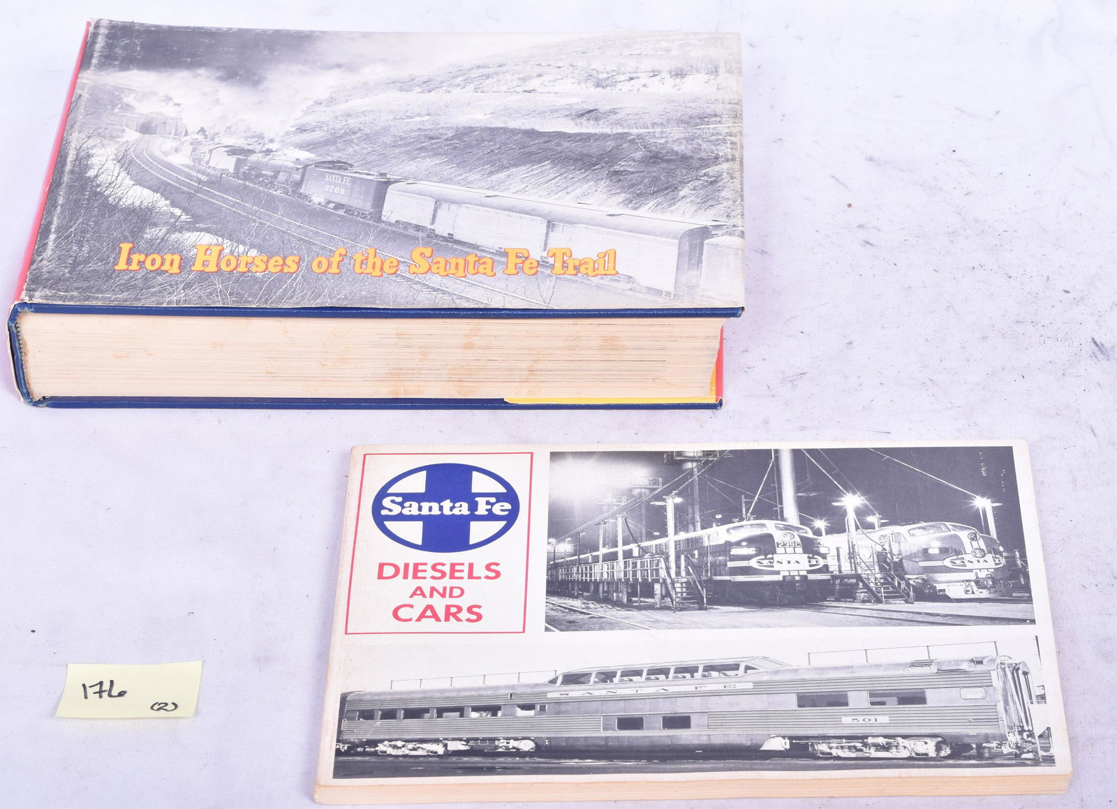 Two Santa Fe Railroad Books - Wayner Publications, Worley: Two Santa Fe Railroad Books - Wayner Publications, Worley Santa Fe Iron Horse Reads. Santa Fe Diesels and Cars - Wayner Publications (Paperback), Iron Horses of the Santa Fe Trail - E. D. Worley