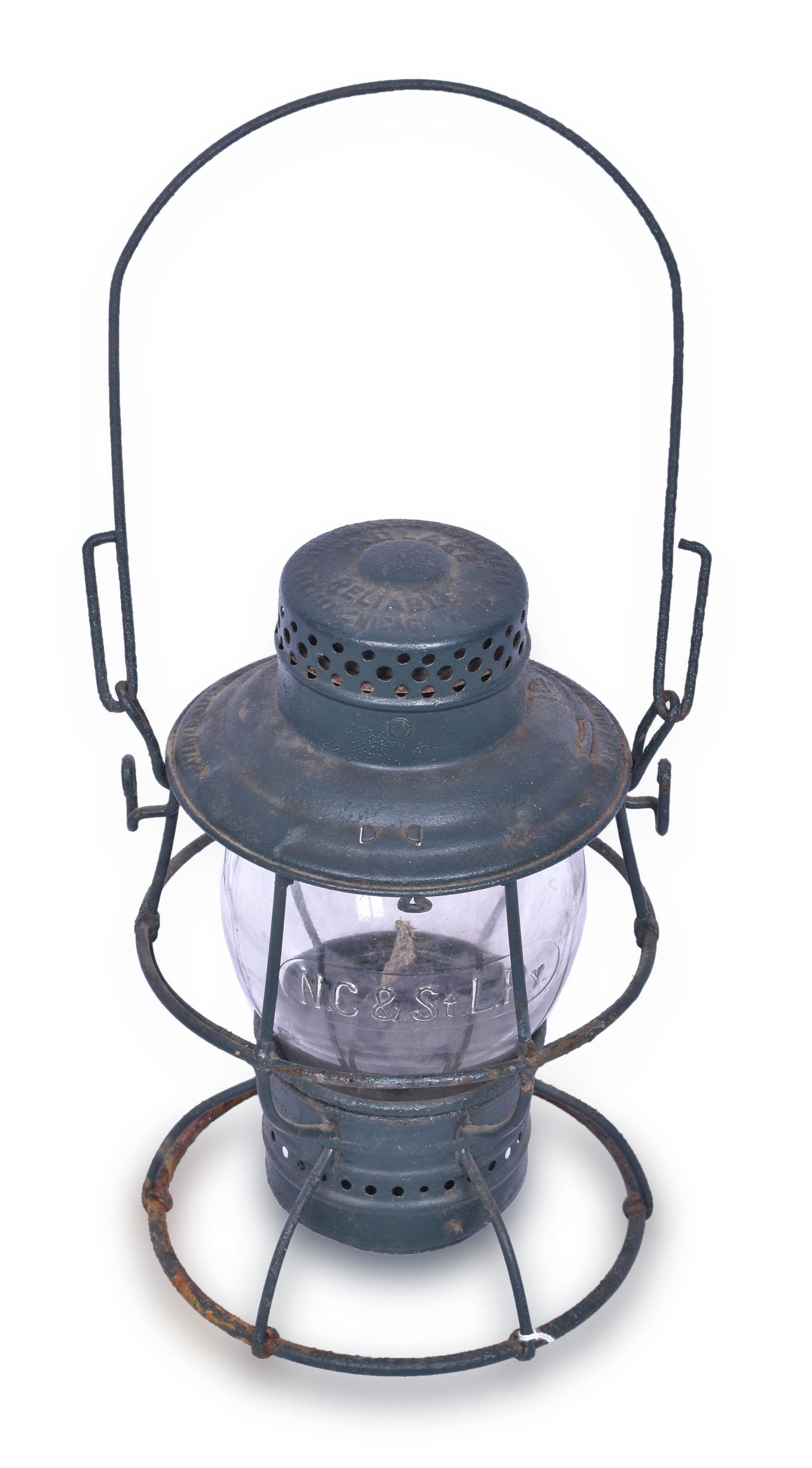 Adlake Reliable Clear Globe Nashville Chattanooga & St. Louis Railway Lantern (1 of 5)