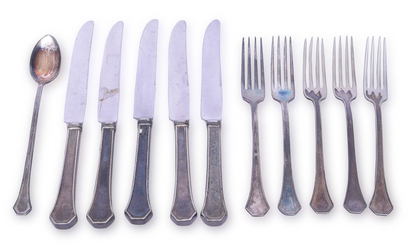 Eleven pieces of Reed and Barton Nashville Chattanooga & St. Louis Railway Sterling Silver Flatware (1 of 4)