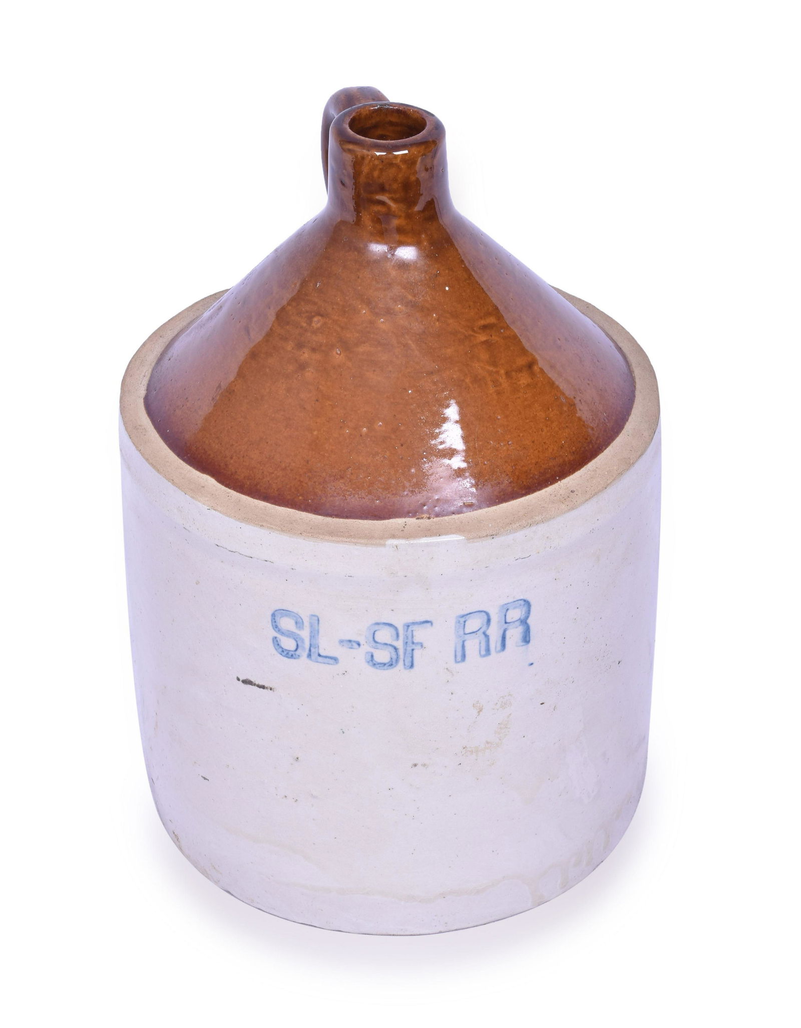 Frisco Railroad Stoneware Jug (1 of 3)