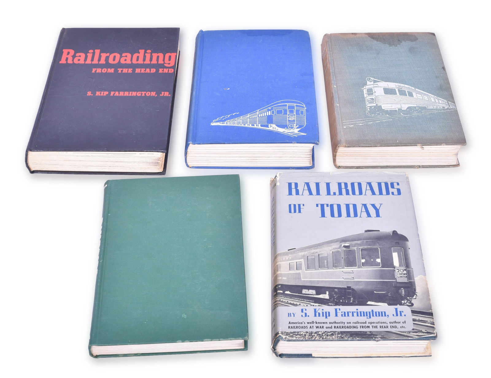 Five Railroading Books by Skip Farrington - Railroading from the Rear End, Railroading the Modern (1 of 2)