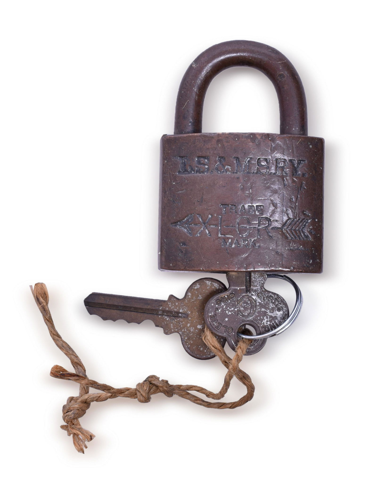 Lake Shore and Michigan Southern Railway XLCR Lock w/ Key (1 of 2)