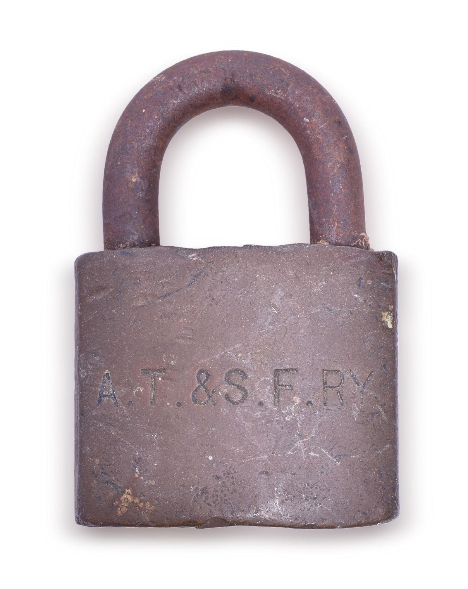 Santa Fe Railroad Corbin Brass Lock (1 of 2)