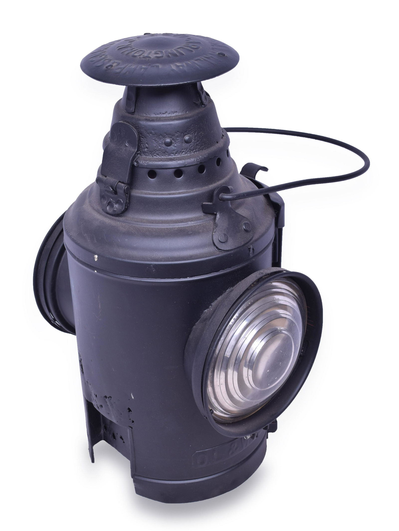 Dressel Delaware Lackawanna and Western Restored Railroad Semaphore Lamp (1 of 4)