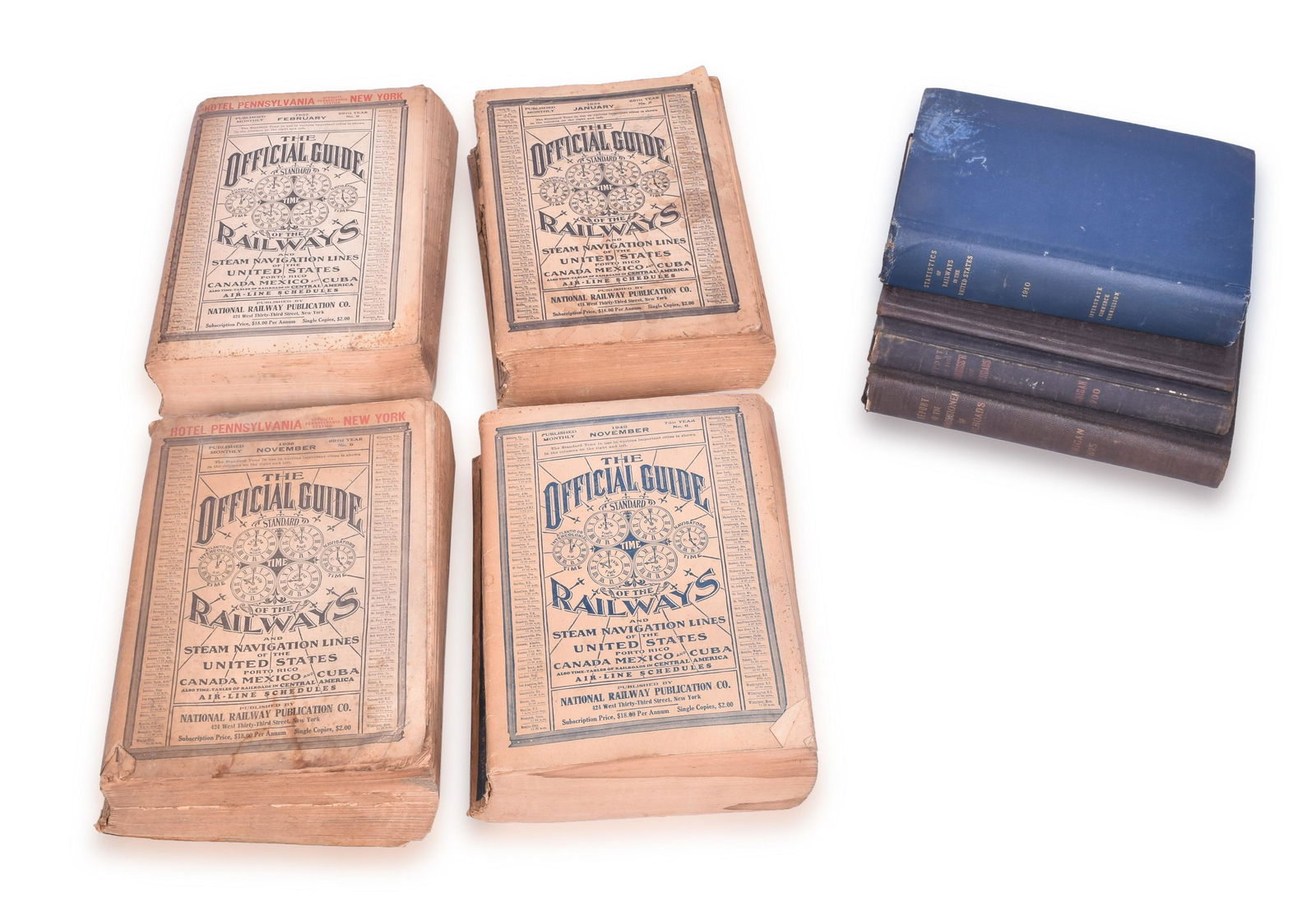 Eight Historical Railroad Books and Reports - Michigan Report of the Commissioner of Railroads, (1 of 2)