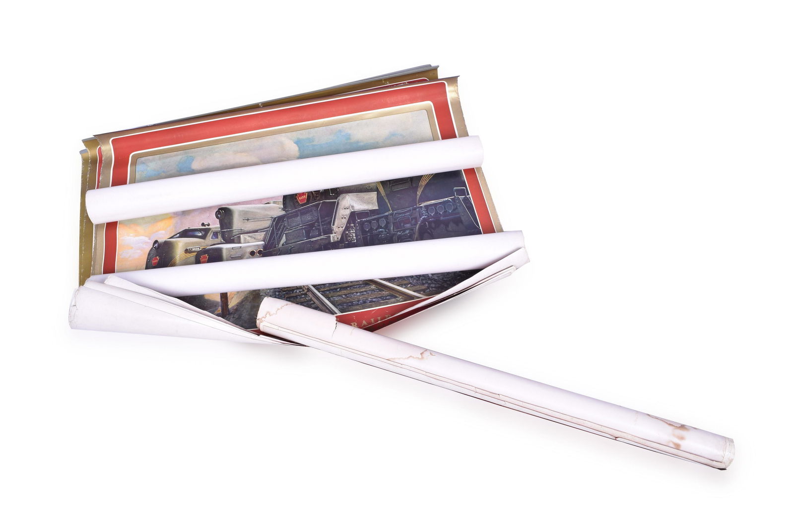 Twelve Pennsylvania Railroad Calendar Tops - Working Partners, Main Lines - Freight and Passengers, (1 of 2)