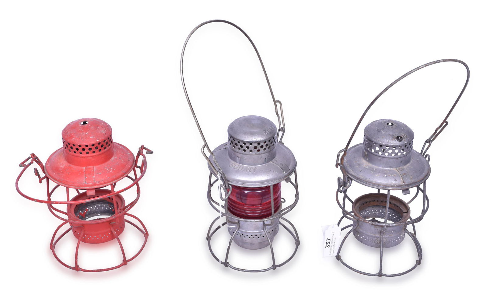 Adlake Kero Southern Railway Lantern Plus Two Parts Lanterns (1 of 2)