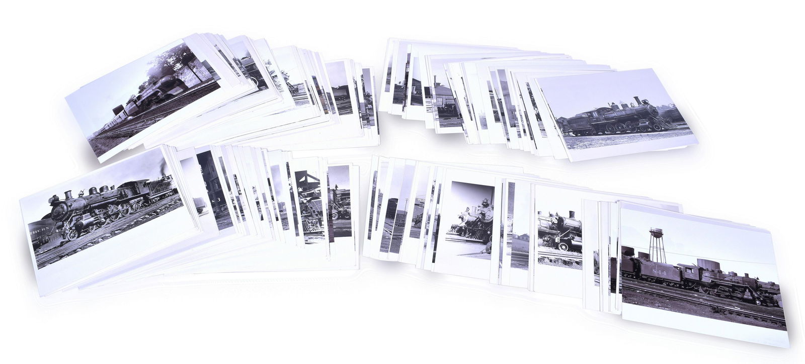 Approximately 260 Black and White 8x10 Southern Railway Steam Locomotive Photographs (1 of 1)