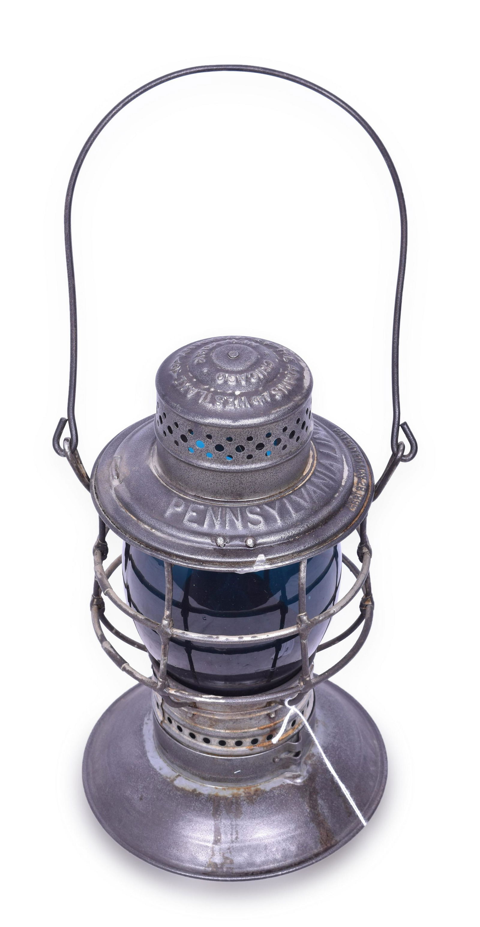 Adams & Westlake Pennsylvania Lines Tall Globe Bell Bottom Lantern