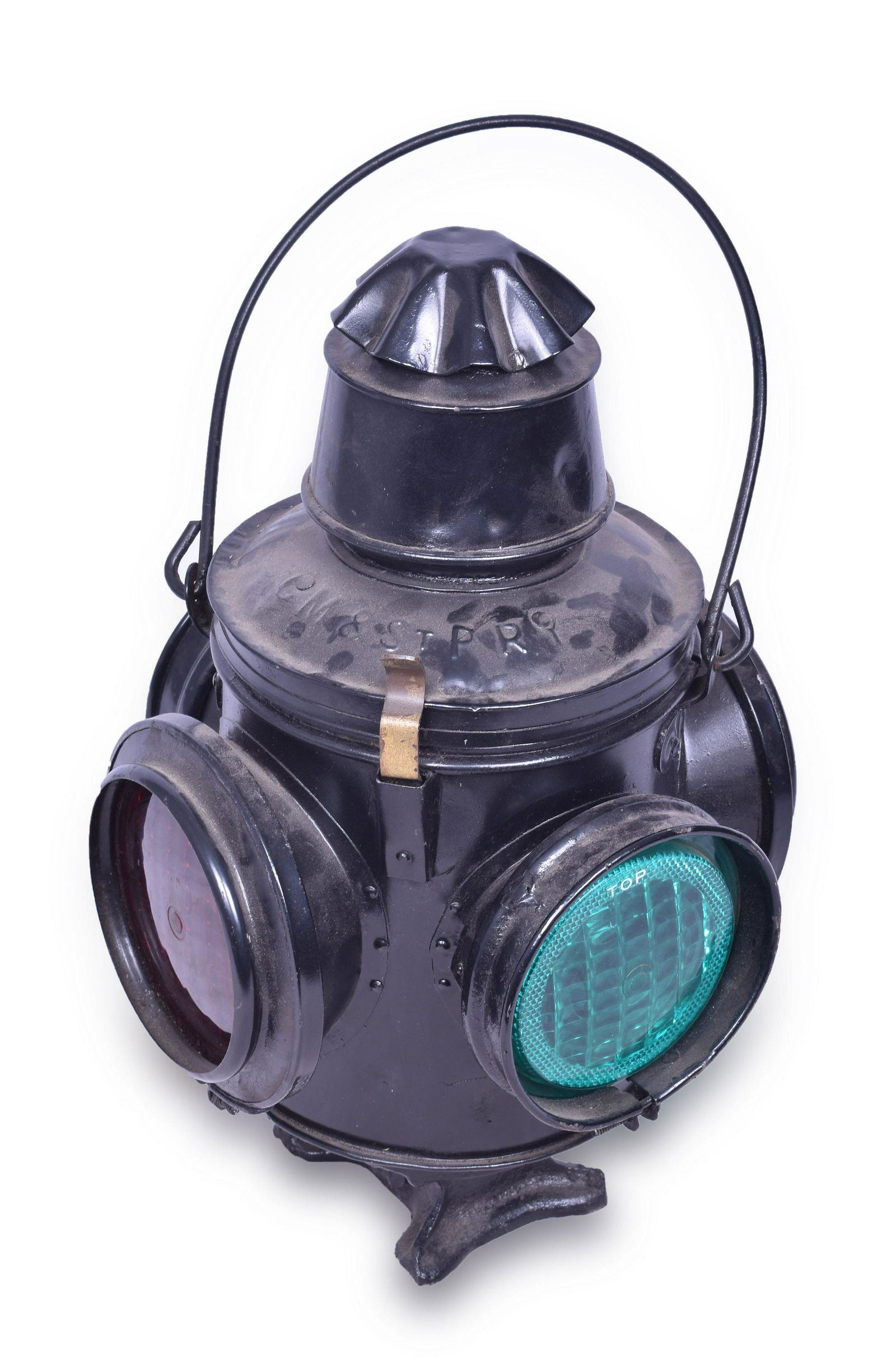 Milwaukee Road Railroad Restored Switch Lamp (1 of 4)