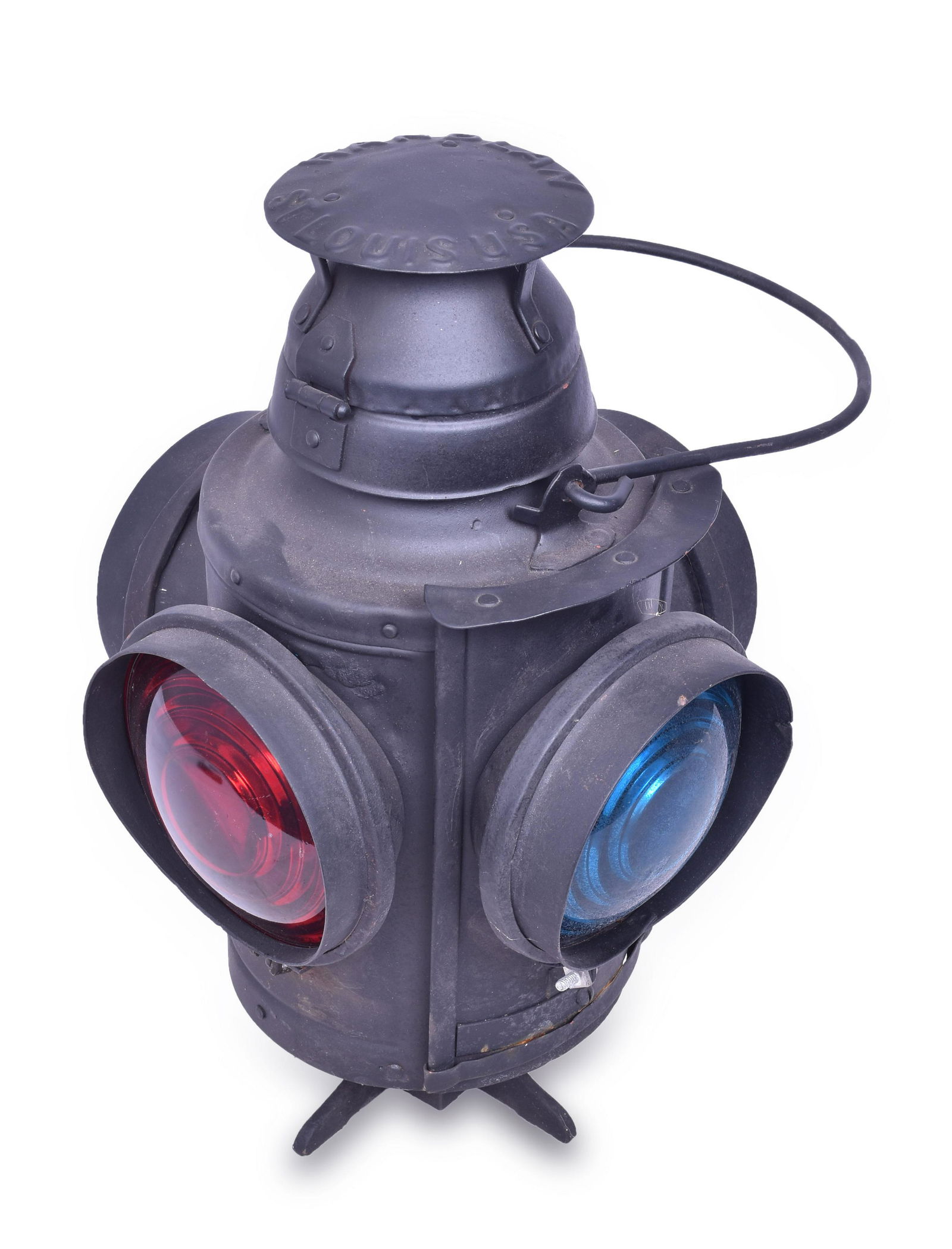 Restored Handlan Alton Railroad Switch Lamp (1 of 4)