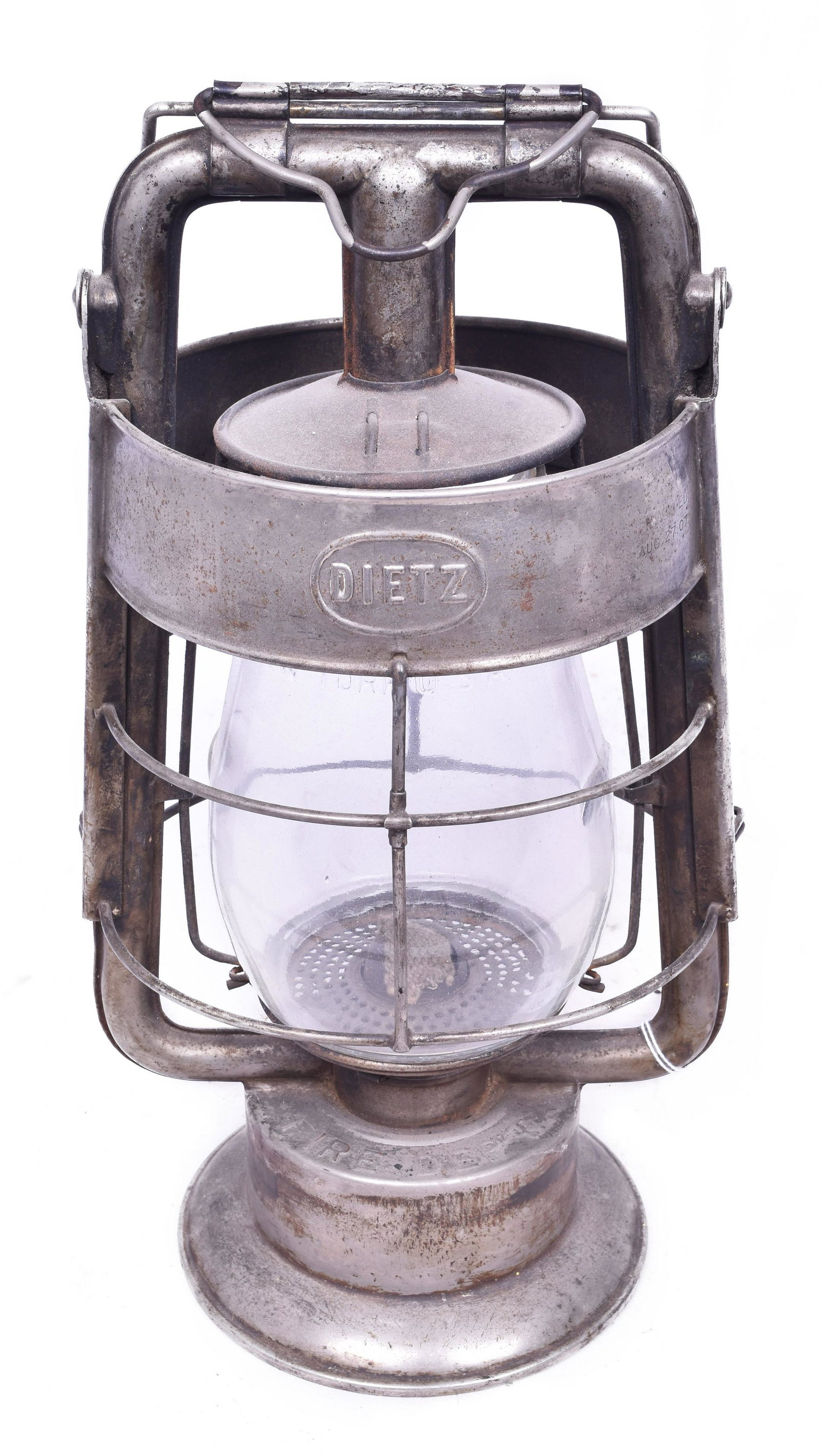 Unpainted Dietz King Fire Department Lantern (1 of 7)