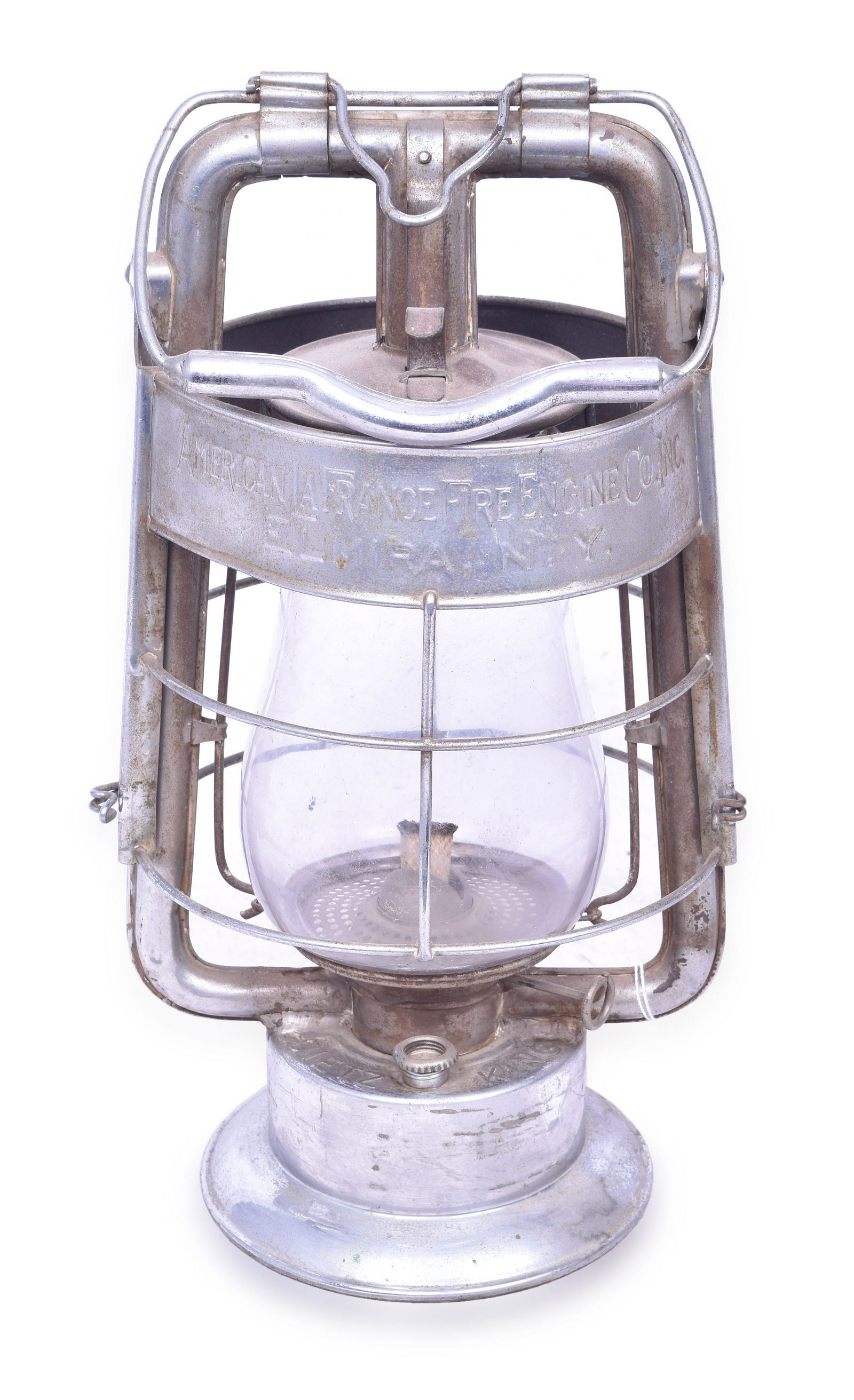 Dietz King / American LaFrance Plated Fire Lantern (1 of 7)