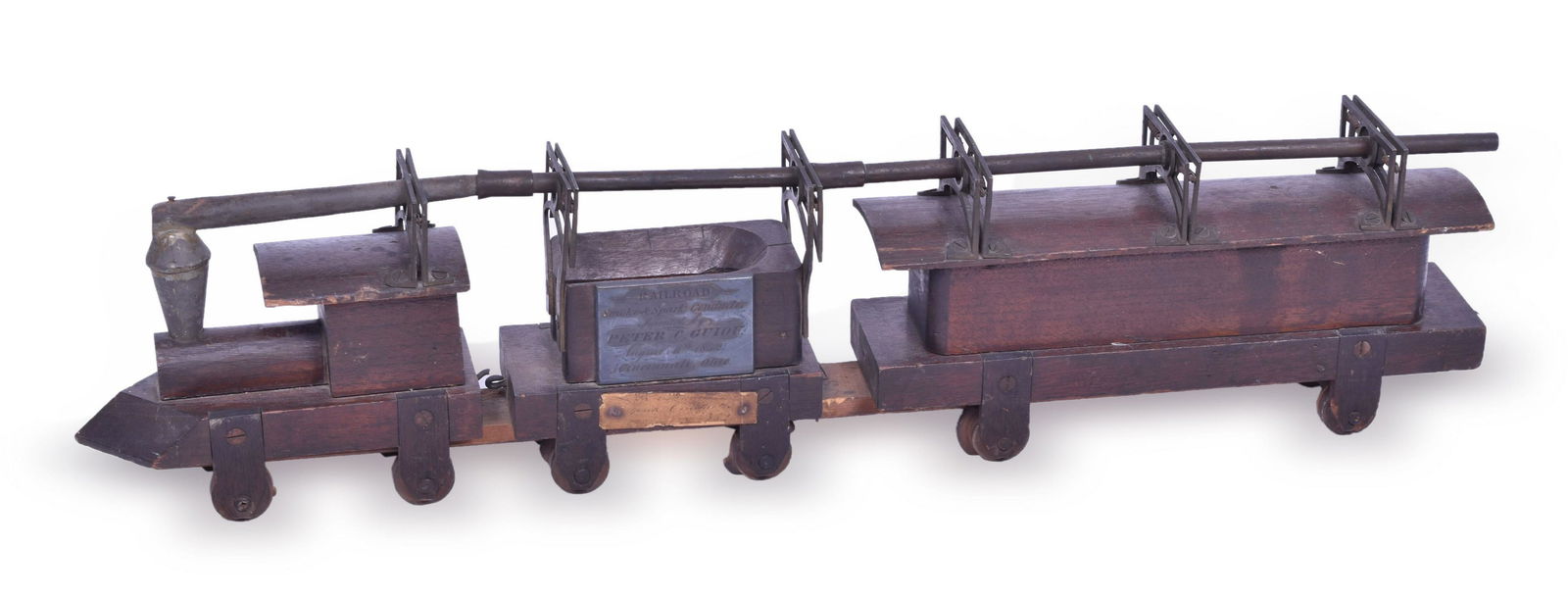 1852 Peter Guiou Railroad Steam Locomotive Spark Arrestor Patent Model (1 of 6)