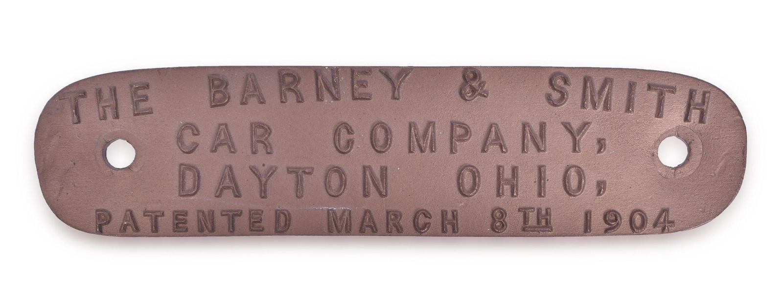 Barney & Smith Brass Railroad Car Builders Plate (1 of 2)