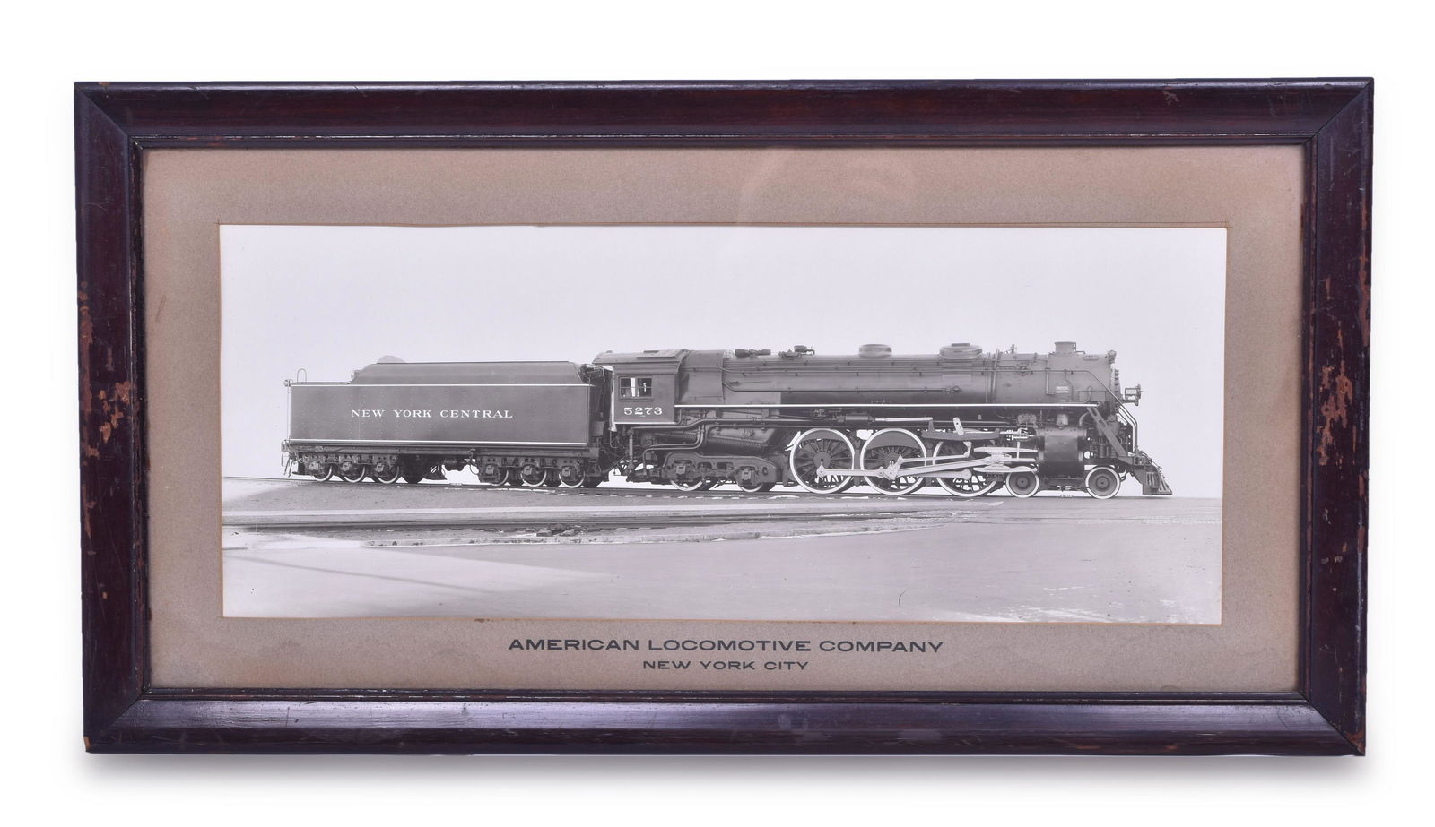 American Locomotive Company / Alco New York Central J1e Hudson Framed Builders Photograph (1 of 3)