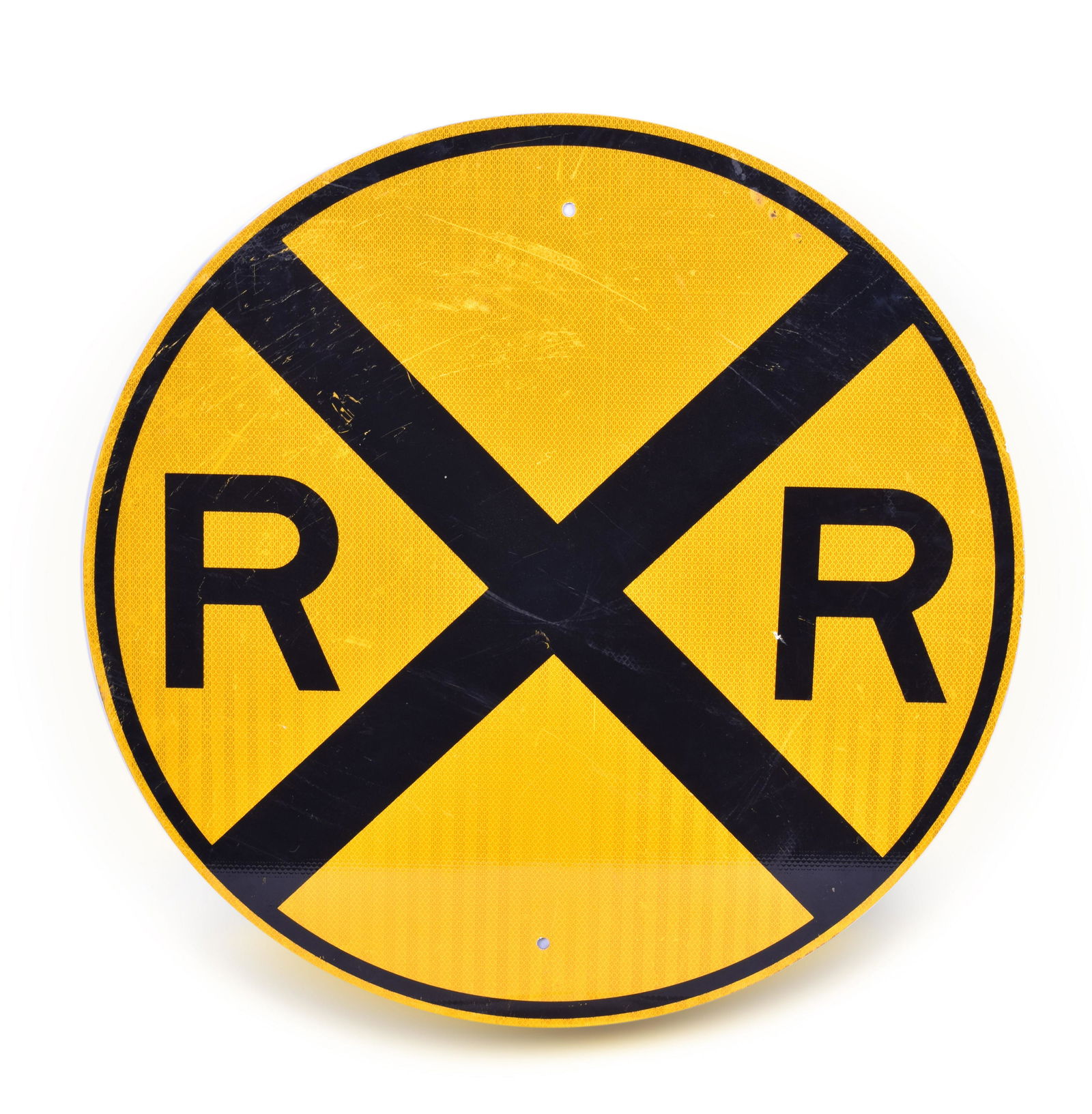 30" Diameter Aluminum Railroad Crossing Sign (1 of 2)