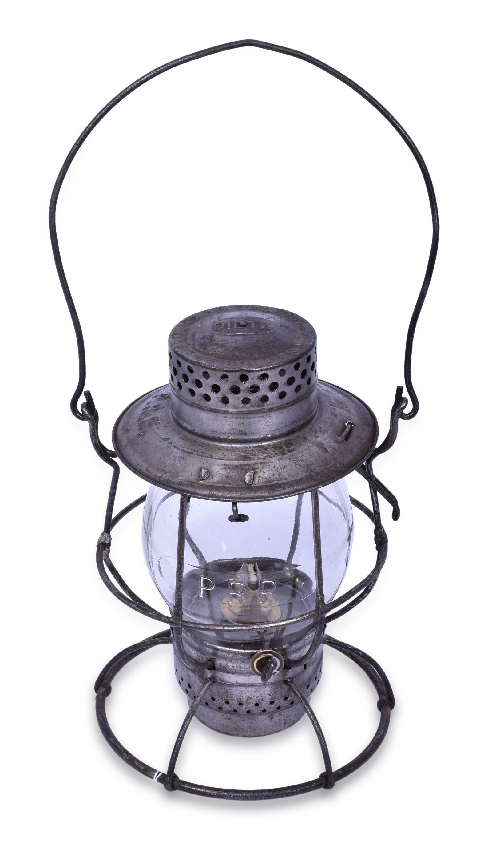 Dietz Vulcan Pennsylvania Railroad Lantern w/ Clear Cast Pennsylvania Globe (1 of 6)