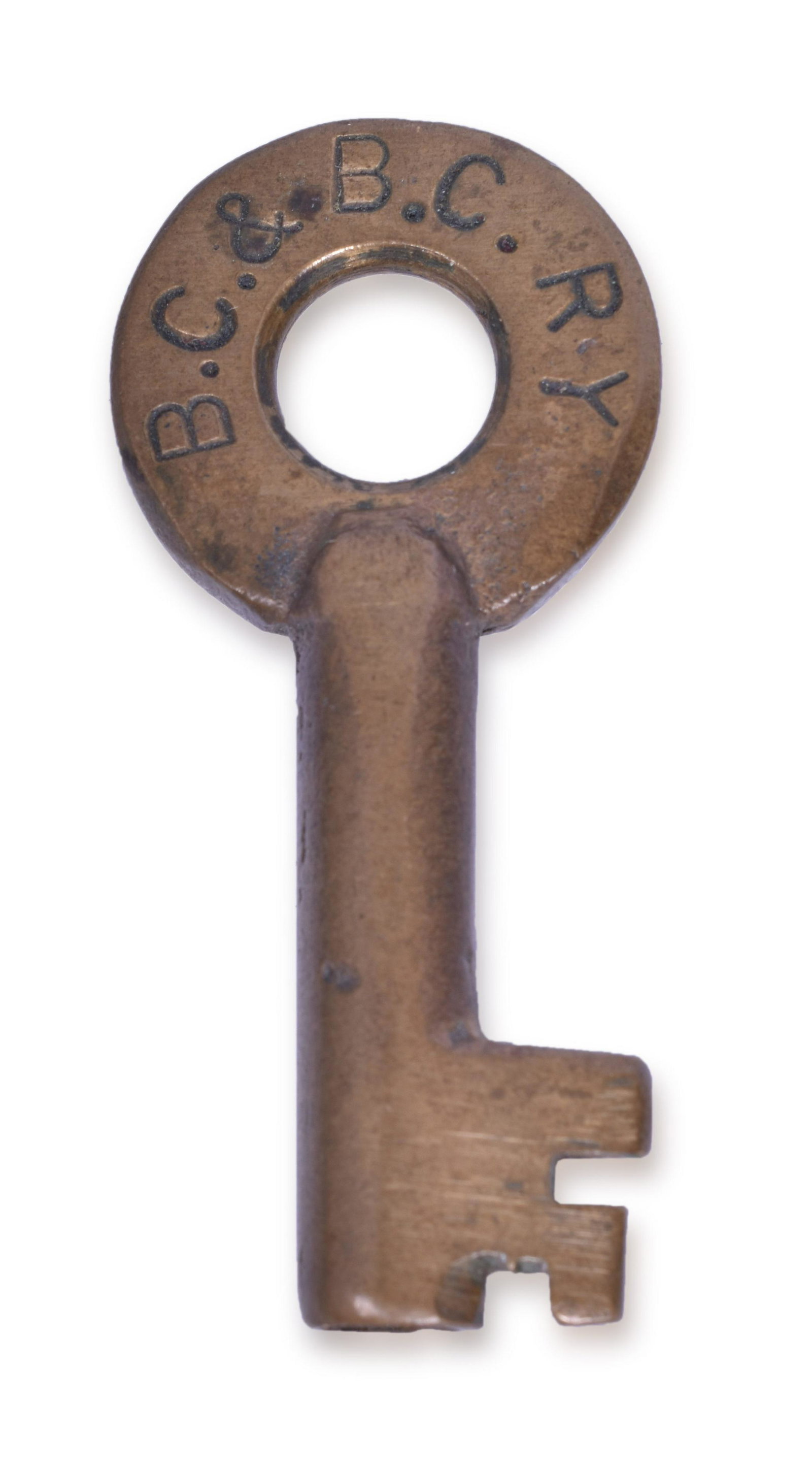 Bay City and Battle Creek Railway A&W Switch Key (1 of 2)