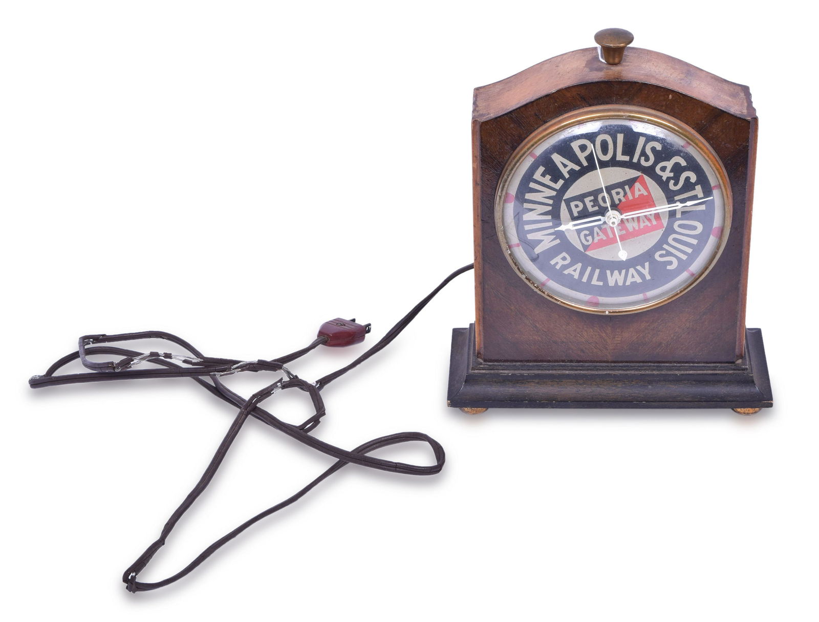 Minneapolis & St. Louis Railway Electric Hammond Desk Clock (1 of 3)