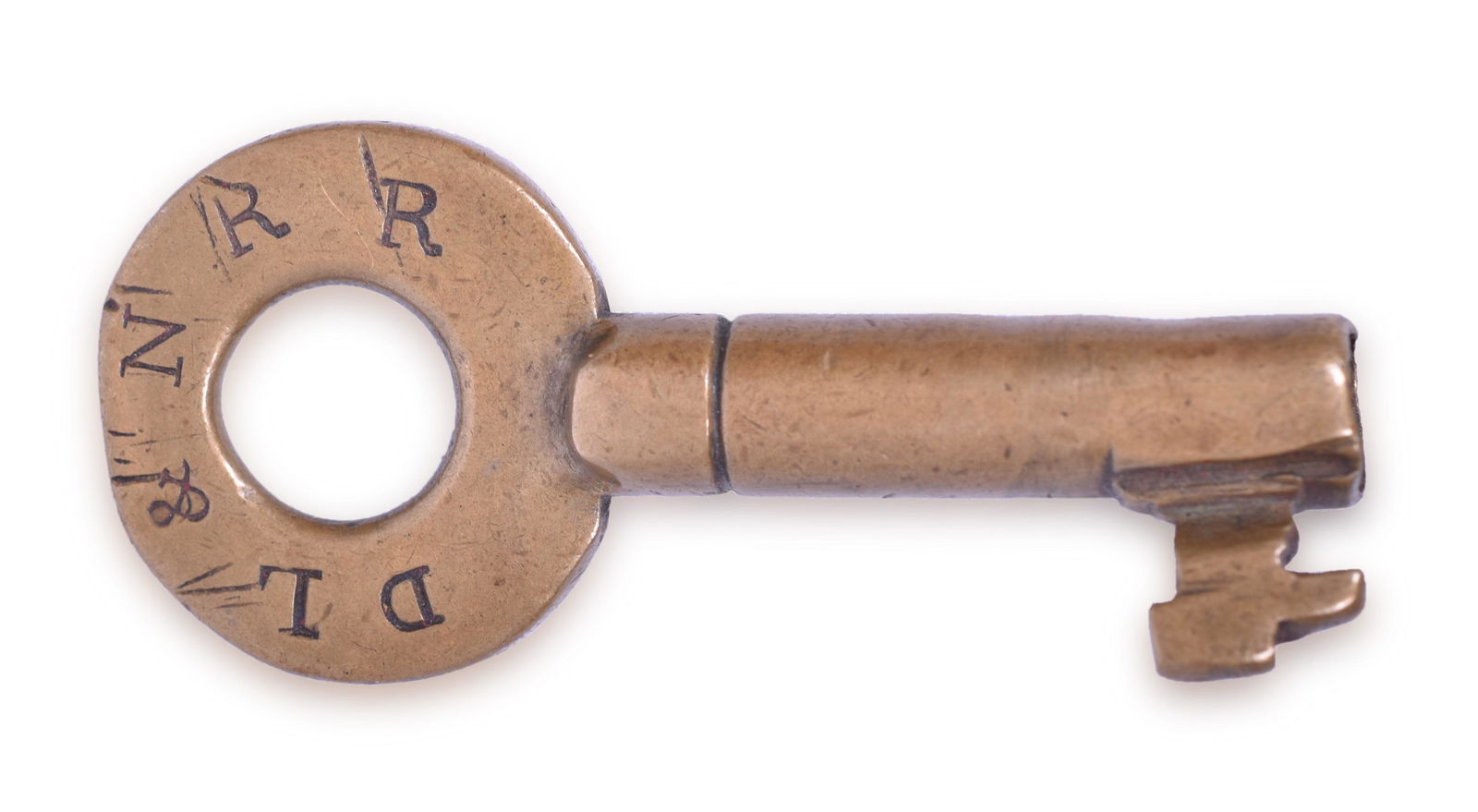 Detroit, Lansing and Northern Railroad Wilson Bohannan Brass Switch Key (1 of 3)