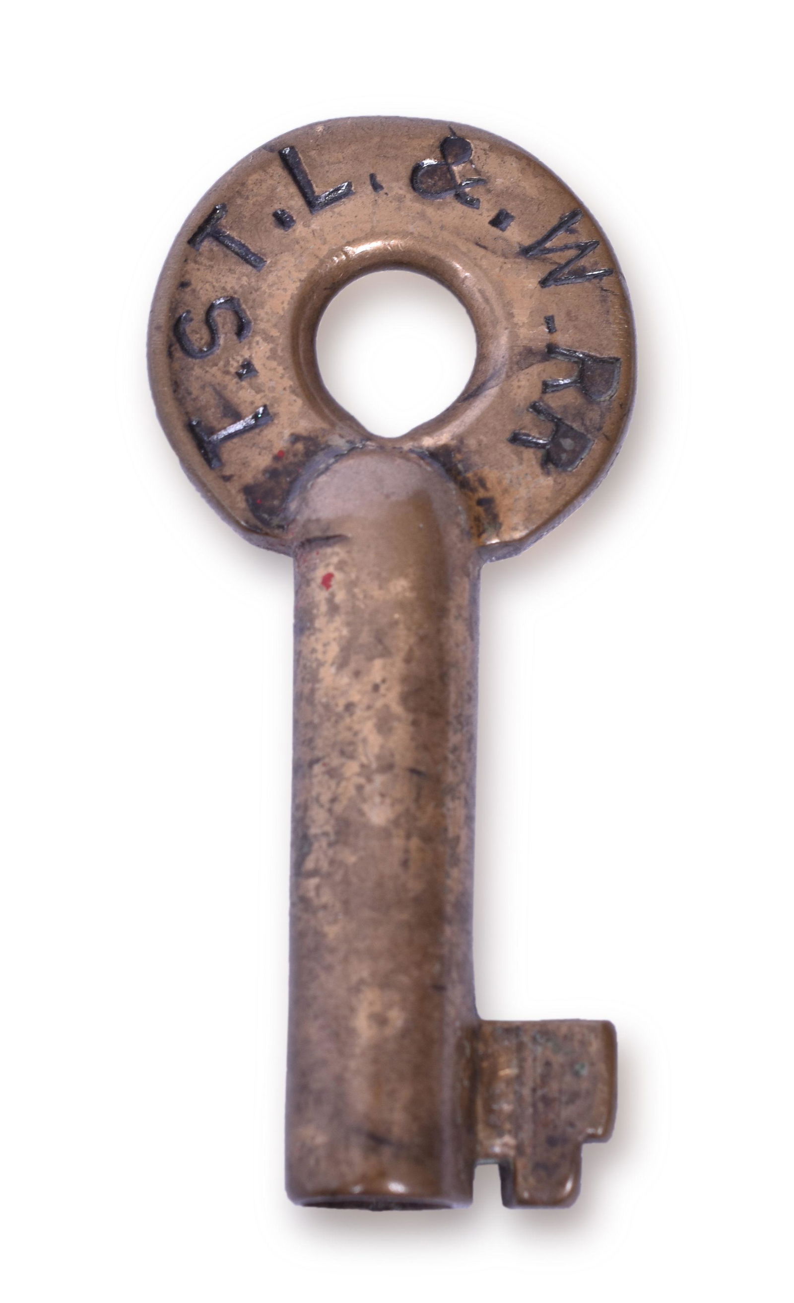 Toledo, St. Louis & Western Railroad A&W Brass Switch Key (1 of 3)