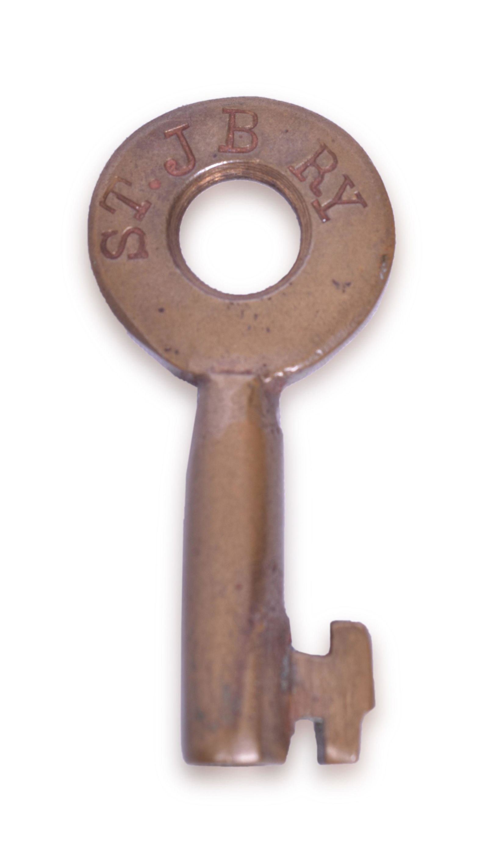 St. Joseph Belt Railway Handlan-Buck Brass Key (1 of 3)