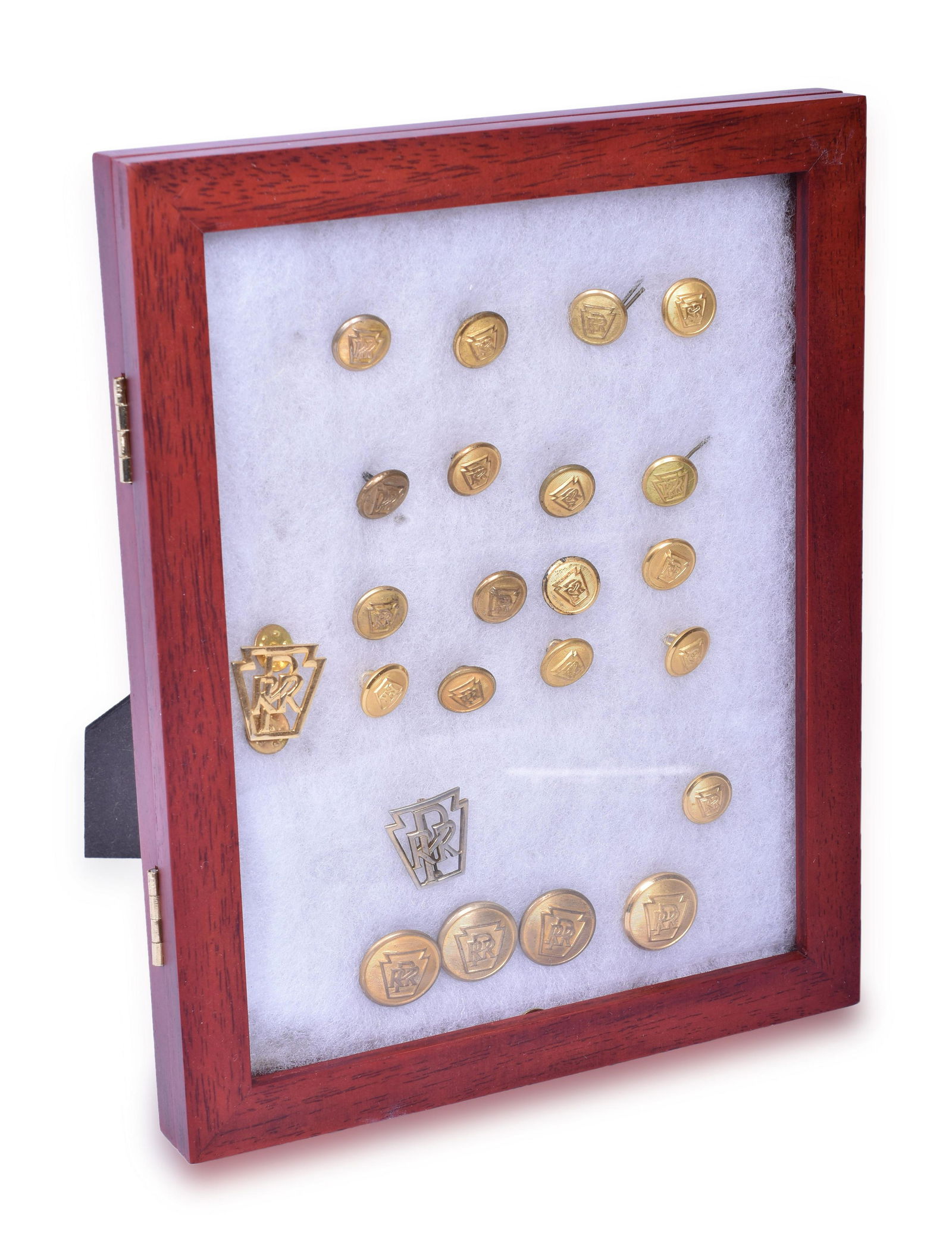 Pennsylvania Railroad Conductor Uniform Button Collection (1 of 4)