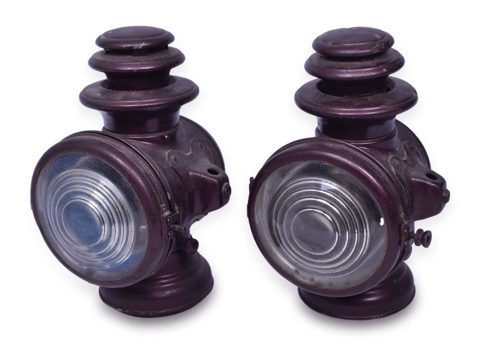Pair of Dietz Champion Steel Driving Lamps (1 of 4)