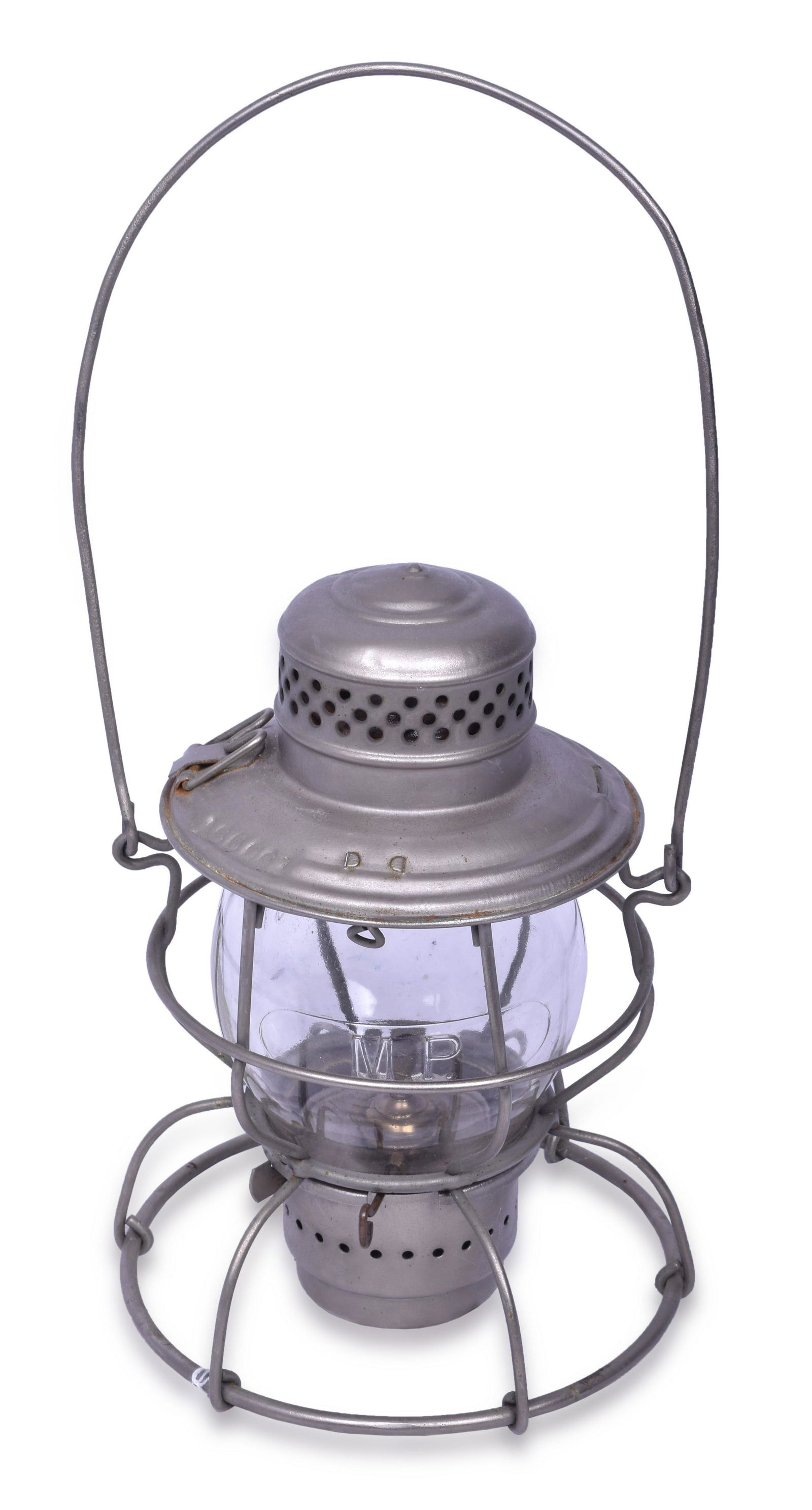 Handlan Missouri Pacific Railroad Lantern w/ Clear Cast Globe (1 of 7)