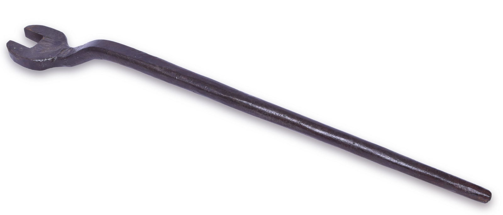 Atchison, Topeka and Santa Fe Railway 1 1/4" Long Handled Wrench: Atchison, Topeka and Santa Fe Railway 1 1/4" Long Handled Wrench 1 1/4" wrench measures 27 3/4" long and is stamped SANTA FE on the handle. Shows typical shop used and war. See photos for best descrip