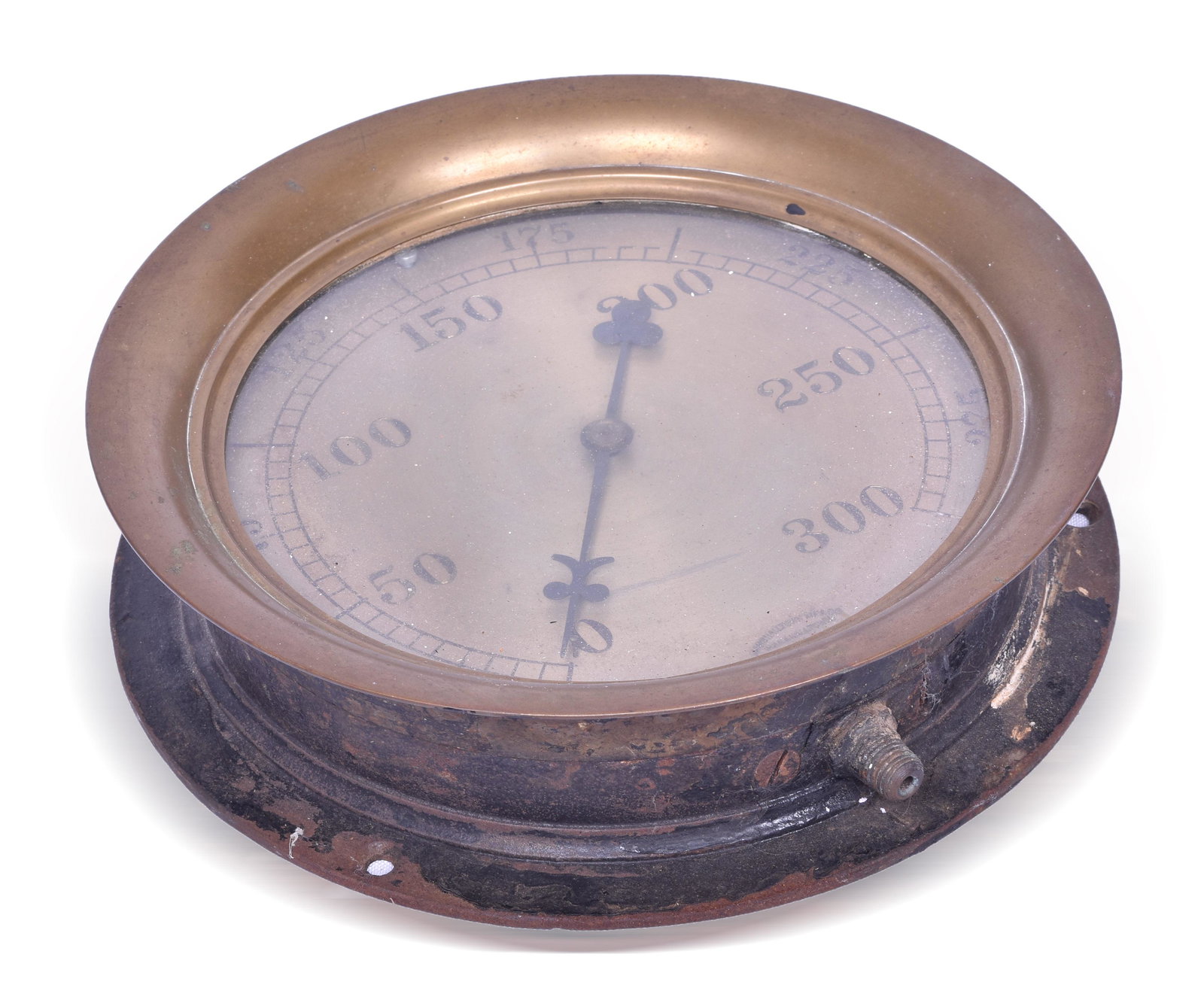 Brass Marshalltown Manufacturing Co. 300 PSI Boiler Pressure Gauge (1 of 3)